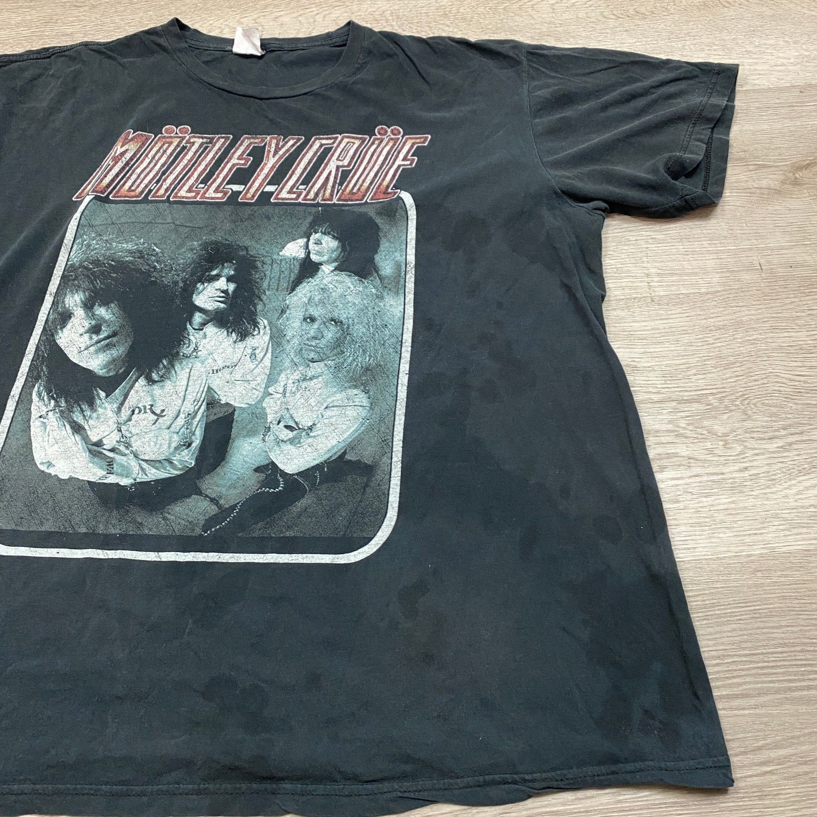 Band Tees × Vintage VTG Y2K Motley Crue Faded Album Shirt 2XL Grunge Punk Rock Size US XXL / EU 58 / 5 - 8 Thumbnail