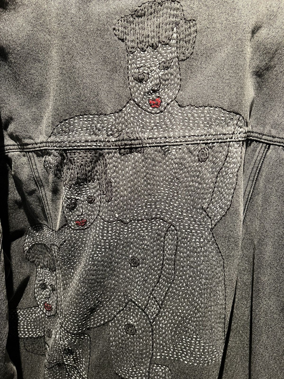 Glass Cypress Glass Cypress - Hand embroidered denim jacket Size US L / EU 52-54 / 3 - 6 Thumbnail