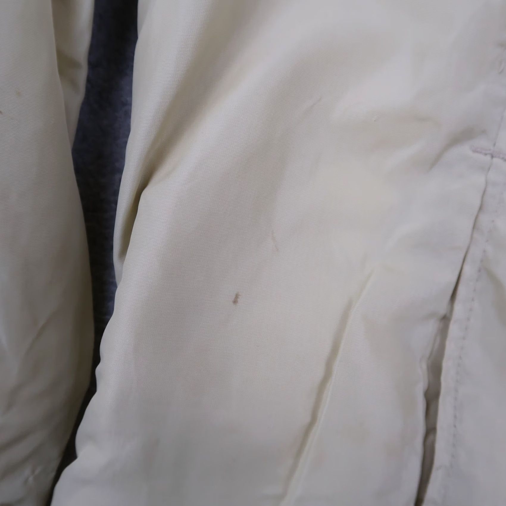 McGregor Vintage McGregor Nylon Jacket Mens 42 Beige Zip Lined USA Rockabilly 1970s Shirt Size US XS / EU 42 / 0 - 7 Thumbnail