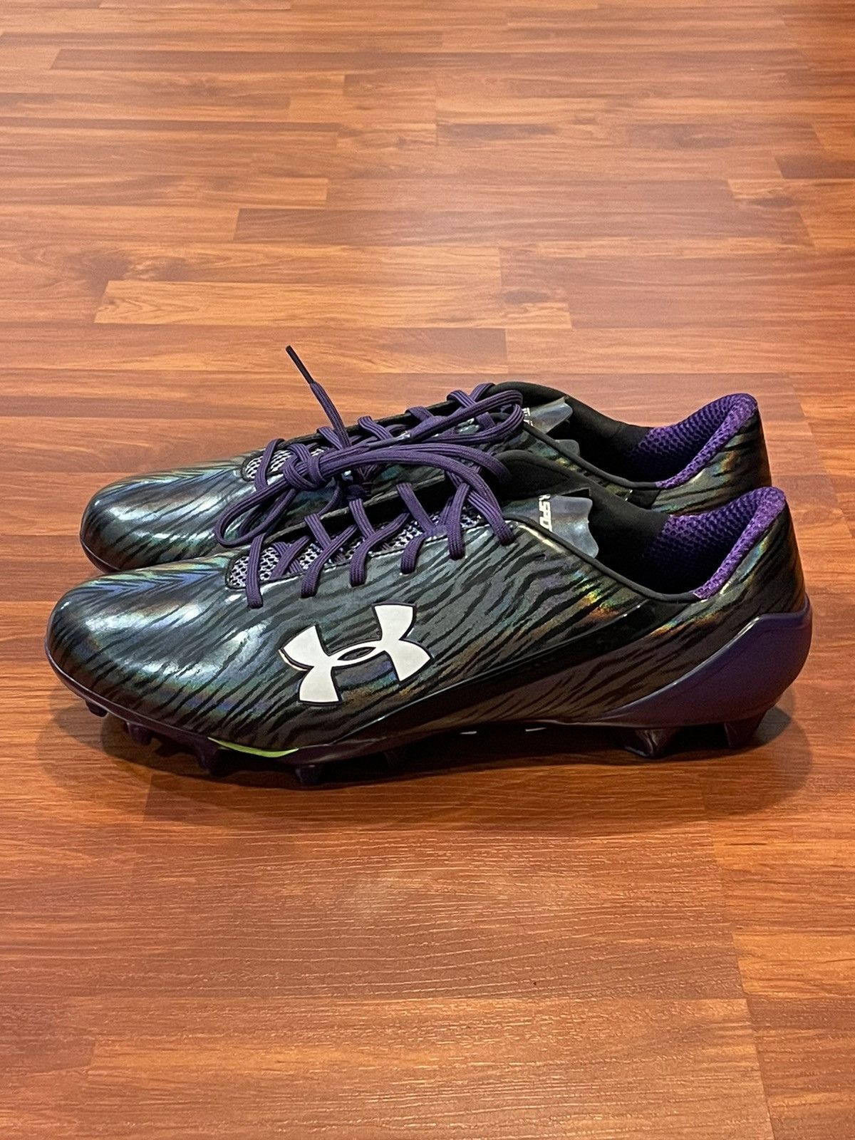 Under Armour Under Armour Spotlight LE ‘Black Purple’ (size mens 15) Size US 15 / EU 48 - 2 Thumbnail
