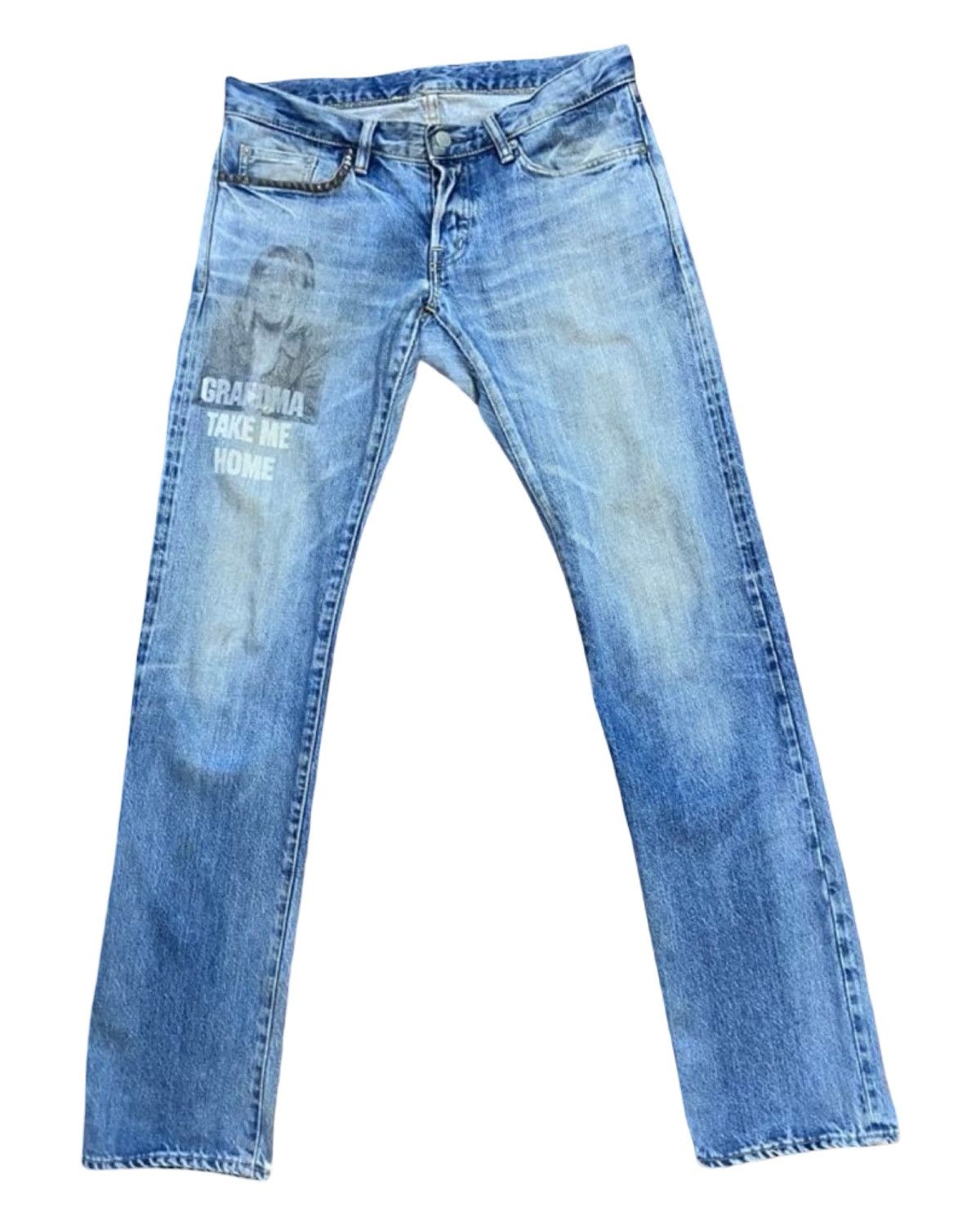 Hysteric Glamour Kurt Cobain Studded Japanese Denim Jeans Size US 30 / EU 46 - 1 Thumbnail