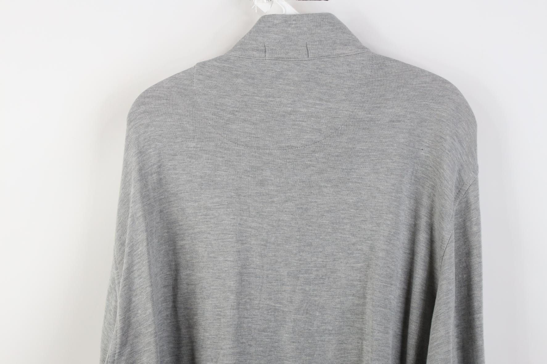 Peter Millar Peter Millar Crown Comfort 1/4 Zip Pullover Sweater Gray Size US XXL / EU 58 / 5 - 13 Thumbnail