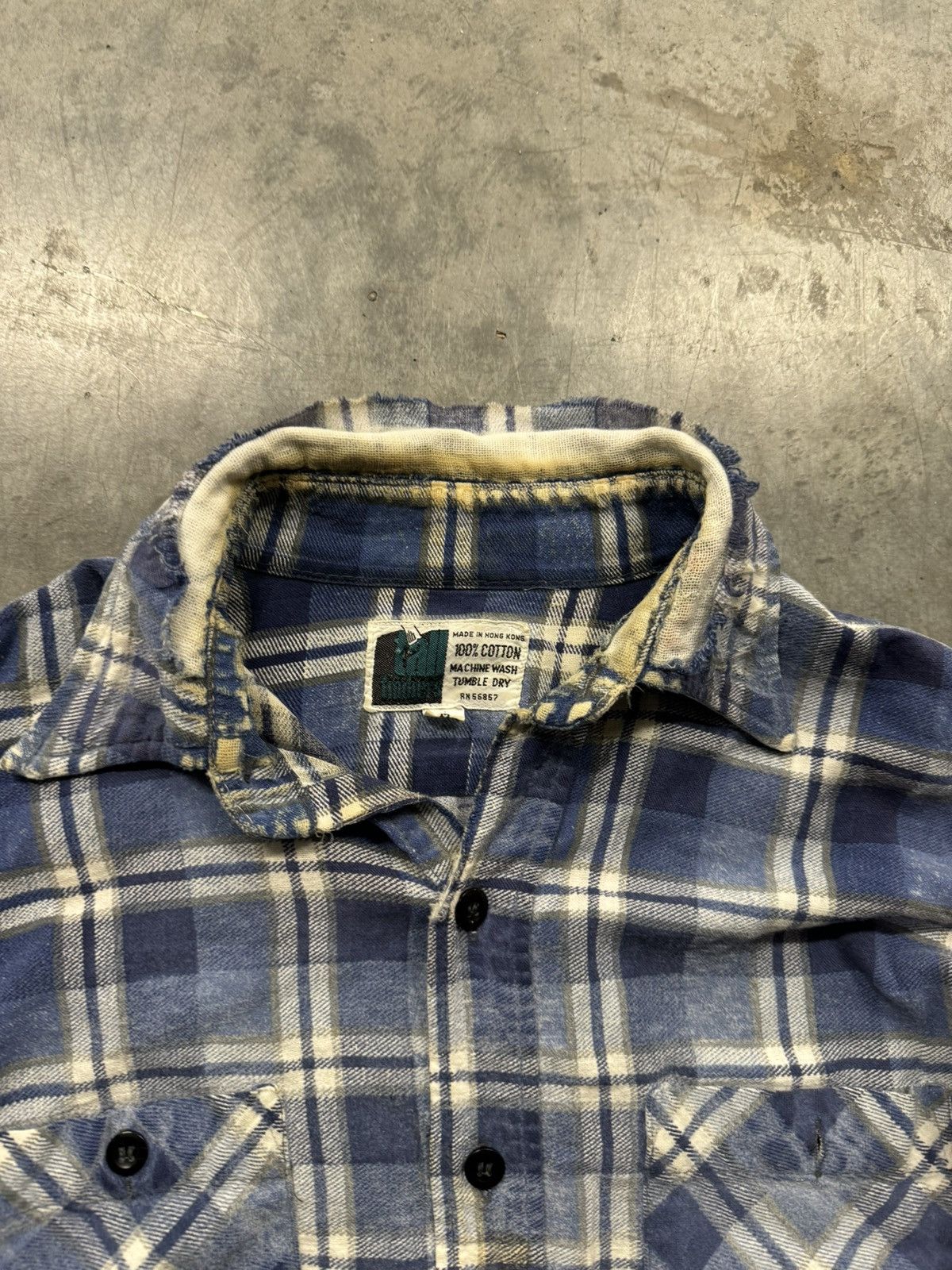 Vintage Vintage 70s Hand Painted Plaid Flannel Size US M / EU 48-50 / 2 - 5 Thumbnail
