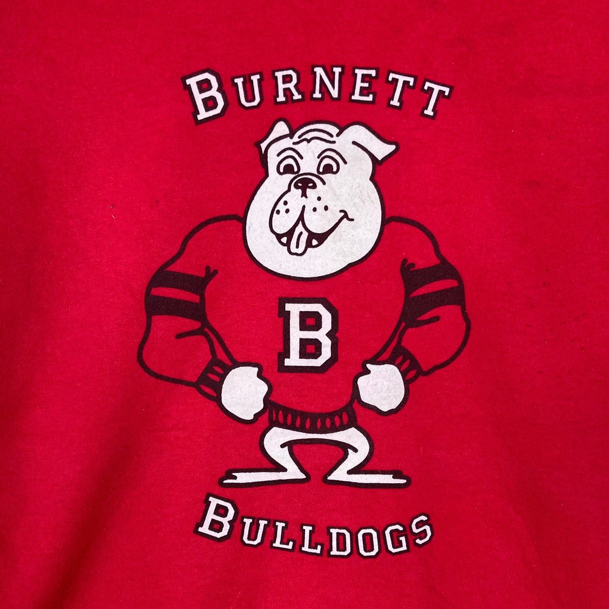 Hanes Vintage Hanes Burnett Bulldogs Pullover Jumper Sweatshirt Size US XL / EU 56 / 4 - 3 Thumbnail