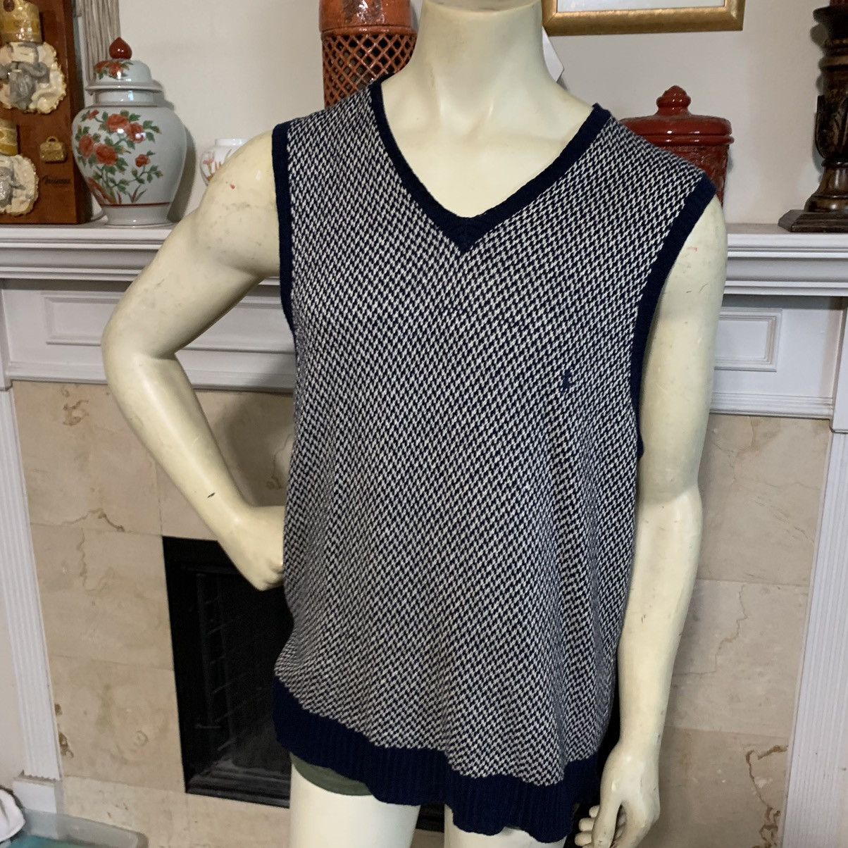Polo Ralph Lauren Herringbone V neck pull over sweater vest Size US M / EU 48-50 / 2 - 3 Thumbnail