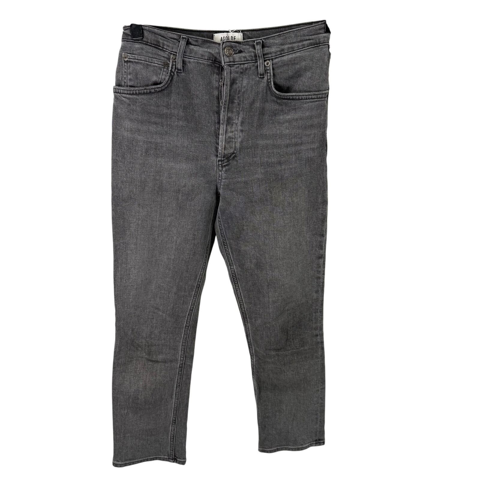 Agolde Agolde Women’s Jeans sz 26 High Rise Riley Crop #G584 Size 26" / US 2 / IT 38 - 10 Thumbnail