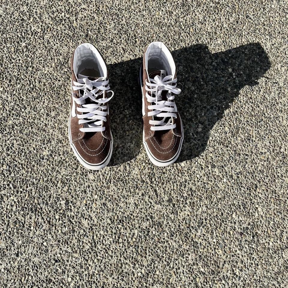 Vans Brown/ white high top vans Size US 6.5 / IT 36.5 - 6 Thumbnail