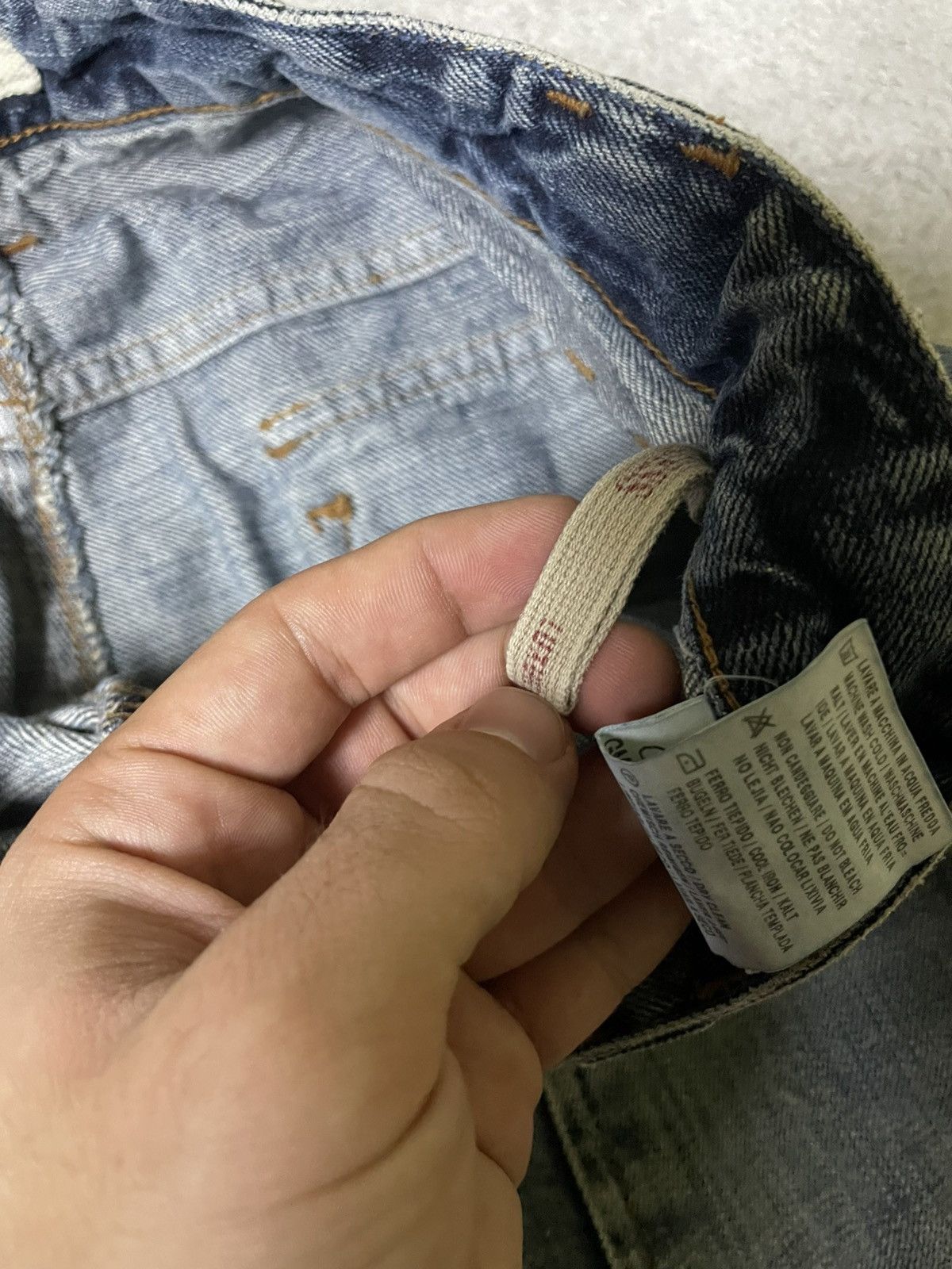 Guess IfSixWasNine Skull USA 99’ LGB Distressed LUXURU GUESS jeans Size US 31 - 14 Thumbnail