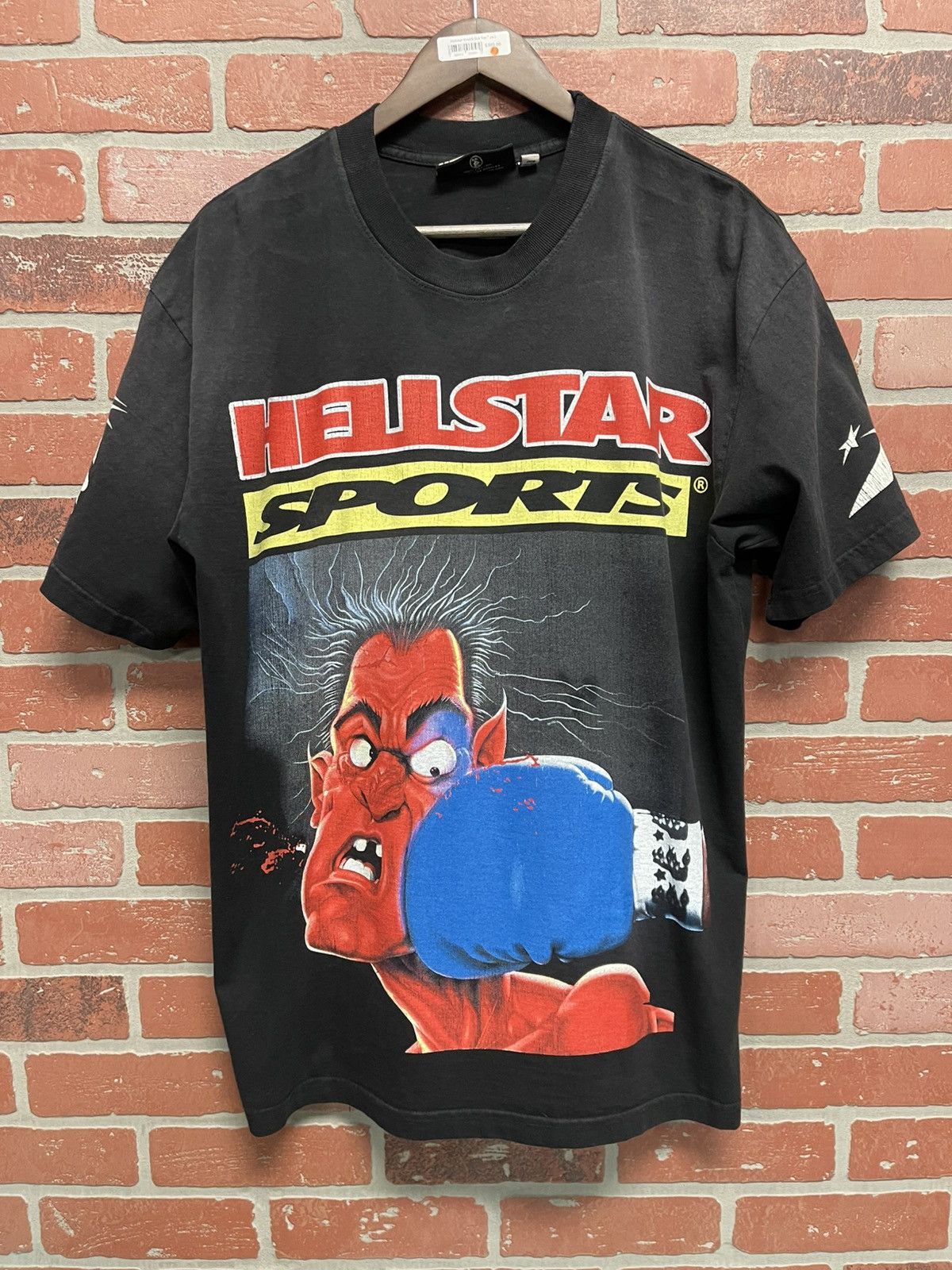HELLSTAR Size L - Hellstar “Knock Out” Print Tee Brand New Size US L / EU 52-54 / 3 - 1 Thumbnail