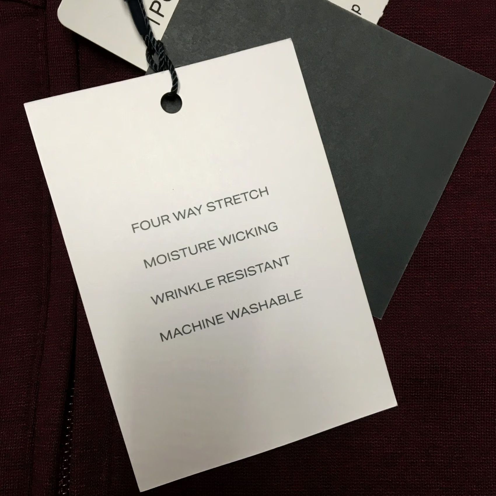 Mizzen+Main Mizzen+Main Proflex Quarter Zip Mens 2XL Dark Red Performance Golf Pullover Shirt (Mock Neck, 1/4 Zip) Size US XXL / EU 58 / 5 - 5 Thumbnail