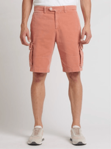 Image of Brunello Cucinelli O1W1Db10524 Bermuda Shorts In Orange, Men's (Size 34)