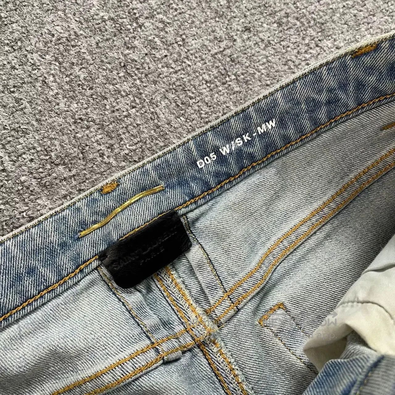 Saint Laurent Paris saint laurent ripped distressed denim pants. Size US 36 / EU 52 - 4 Thumbnail