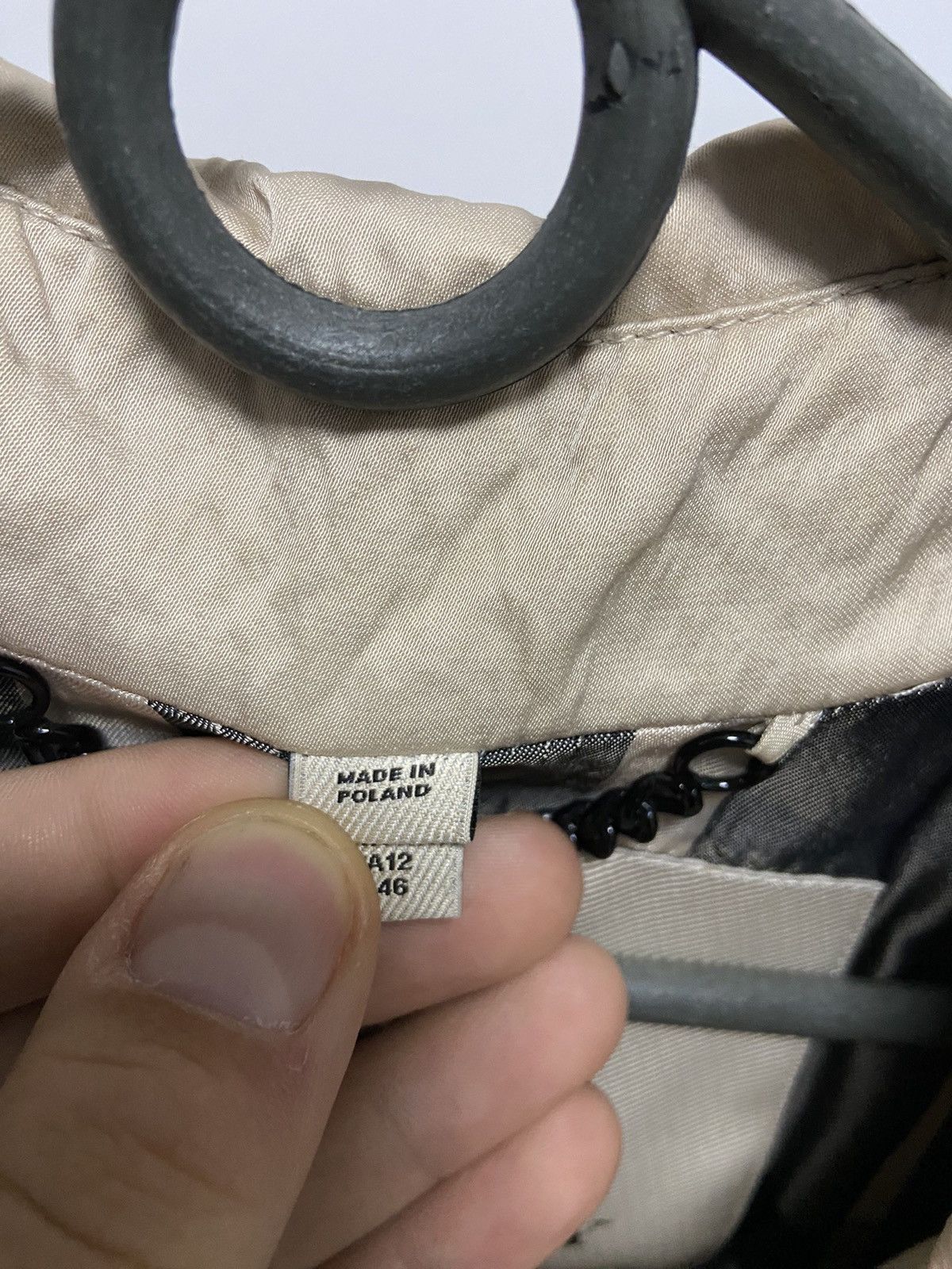 Burberry × Vintage Burberry trench coat womens nova check vintage luxury jacket Size L / US 10 / IT 46 - 5 Thumbnail