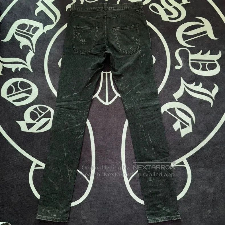 Saint Laurent Paris Saint Laurent Splatter Paint Denim Jeans. Size US 28 / EU 44 - 1 Thumbnail