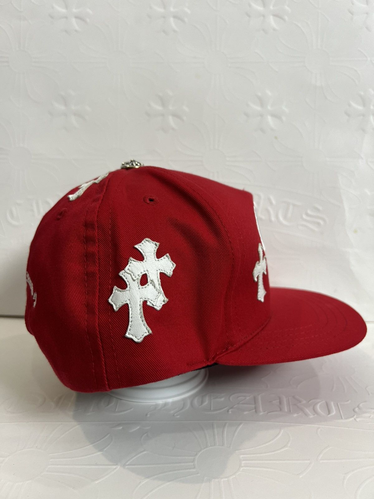 Chrome Hearts Chrome Hearts Cross Patch CH hat Size ONE SIZE - 4 Thumbnail