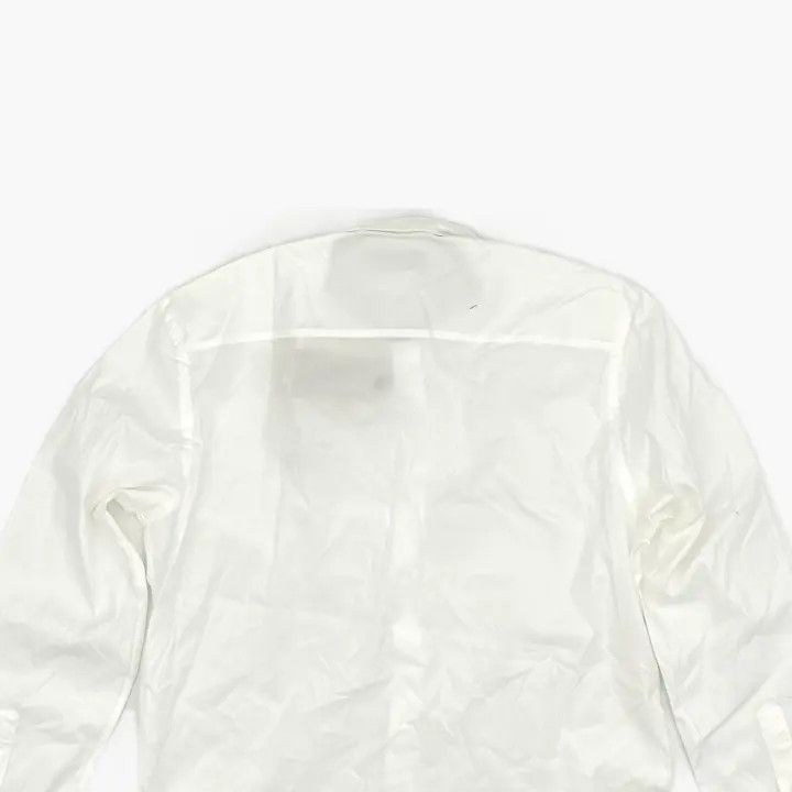 Burberry Burberry Burberry White Logo Embroidered Long Sleeve Shirt Size US L / EU 52-54 / 3 - 2 Thumbnail