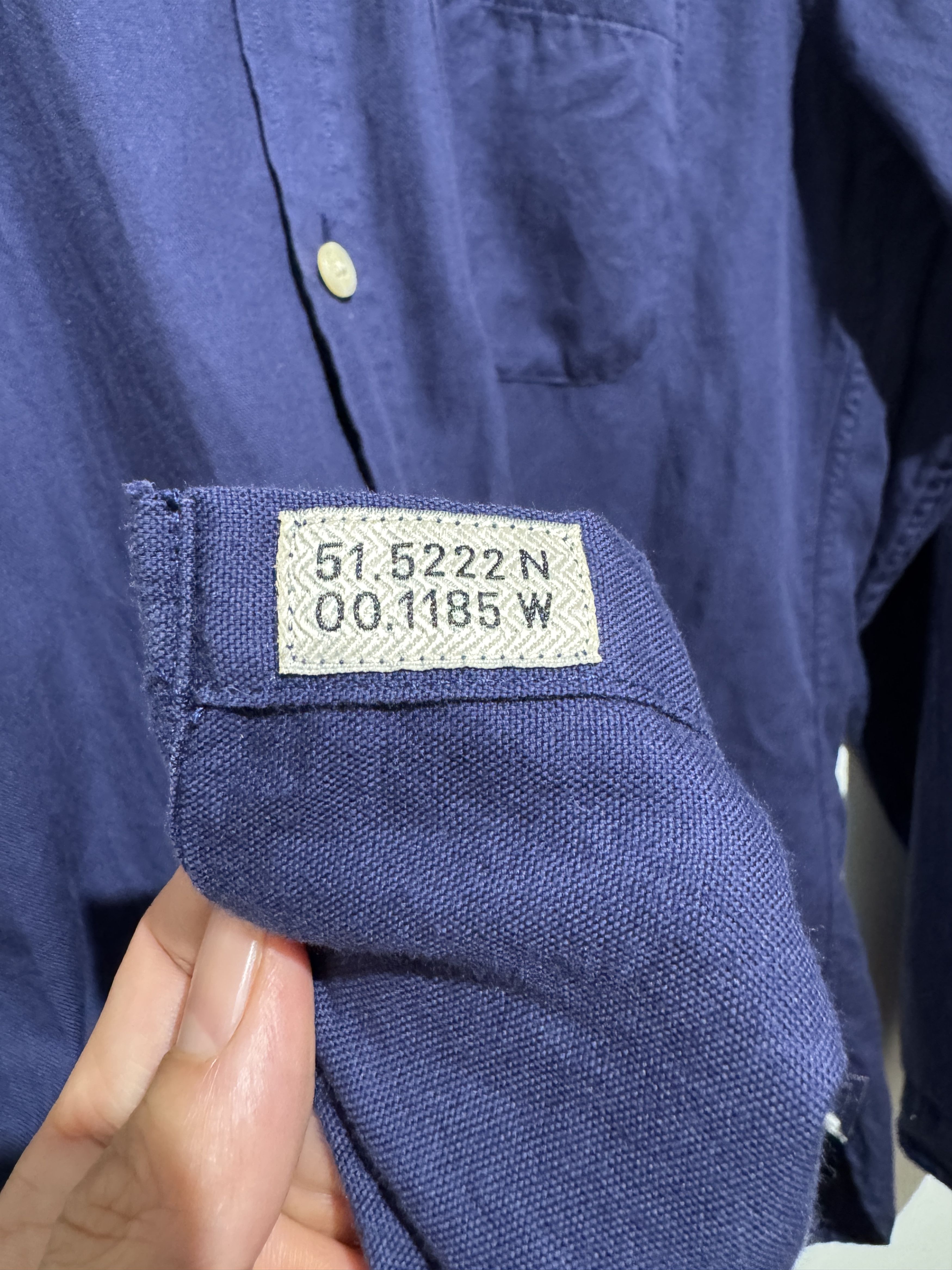 Oliver Spencer Oliver Spencer Grandad Shirt – Navy Blue (US M) Size US S / EU 44-46 / 1 - 4 Thumbnail
