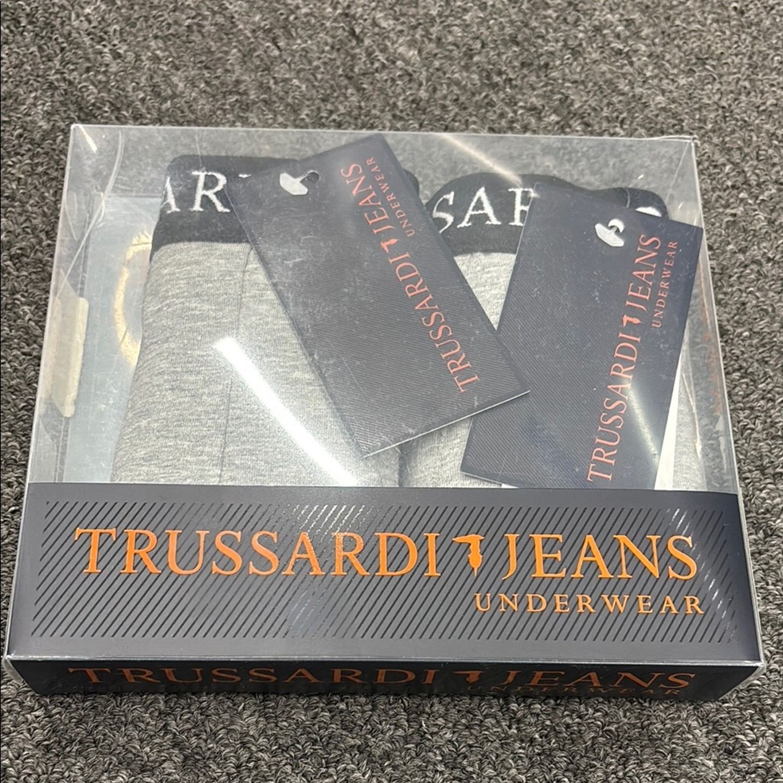 Trussardi NWT Trussardi Jeans Gray Boxer Briefs (2 pcs) Size L Size 34 - 4 Thumbnail