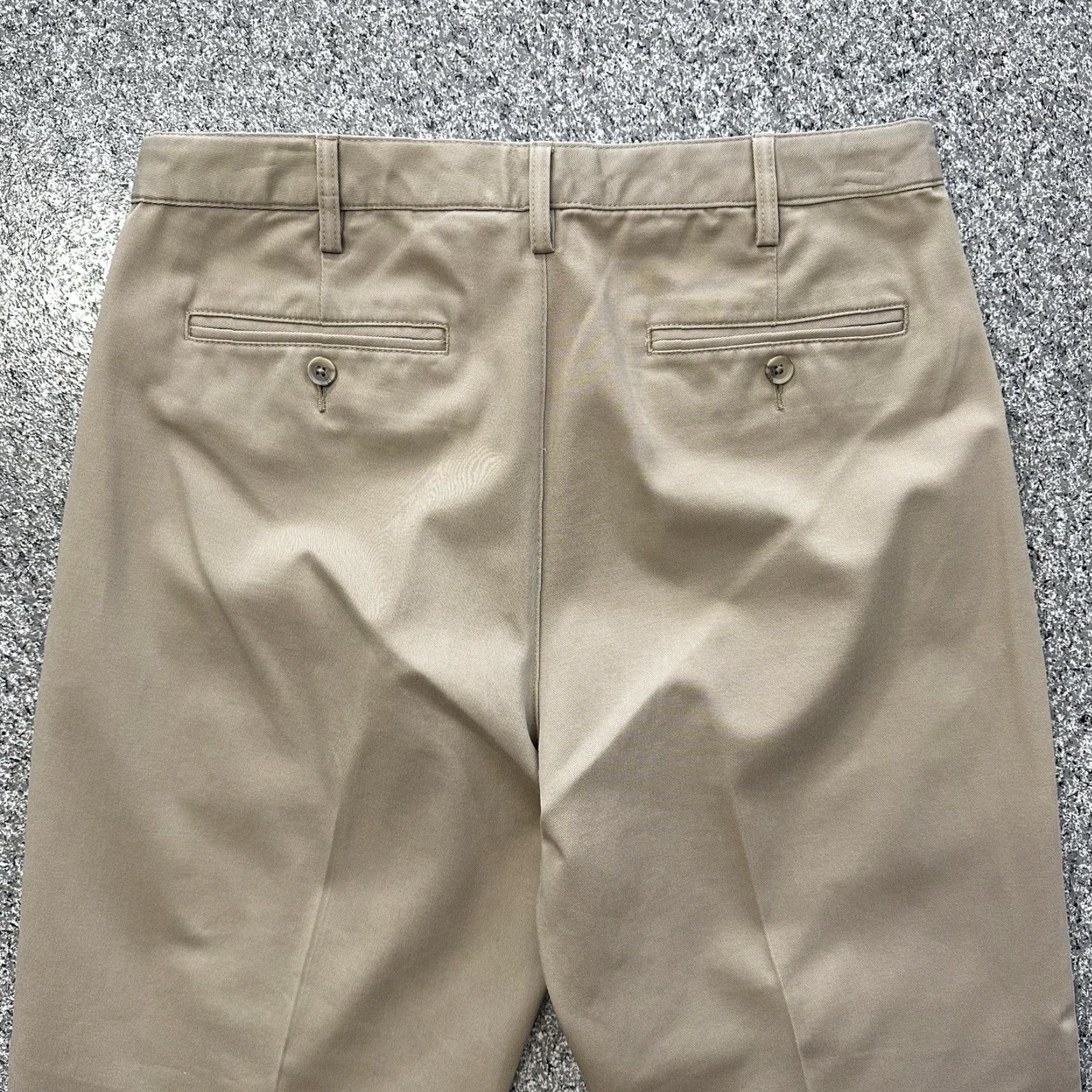 Lands' End Lands' End Khakis Pants Mens 34x32 Beige Beige Khakis Lands' End Pants Mens 34x32 Straight Flat Front Relaxed Cotton 34 32 Navy? Size US 34 / EU 50 - 4 Thumbnail