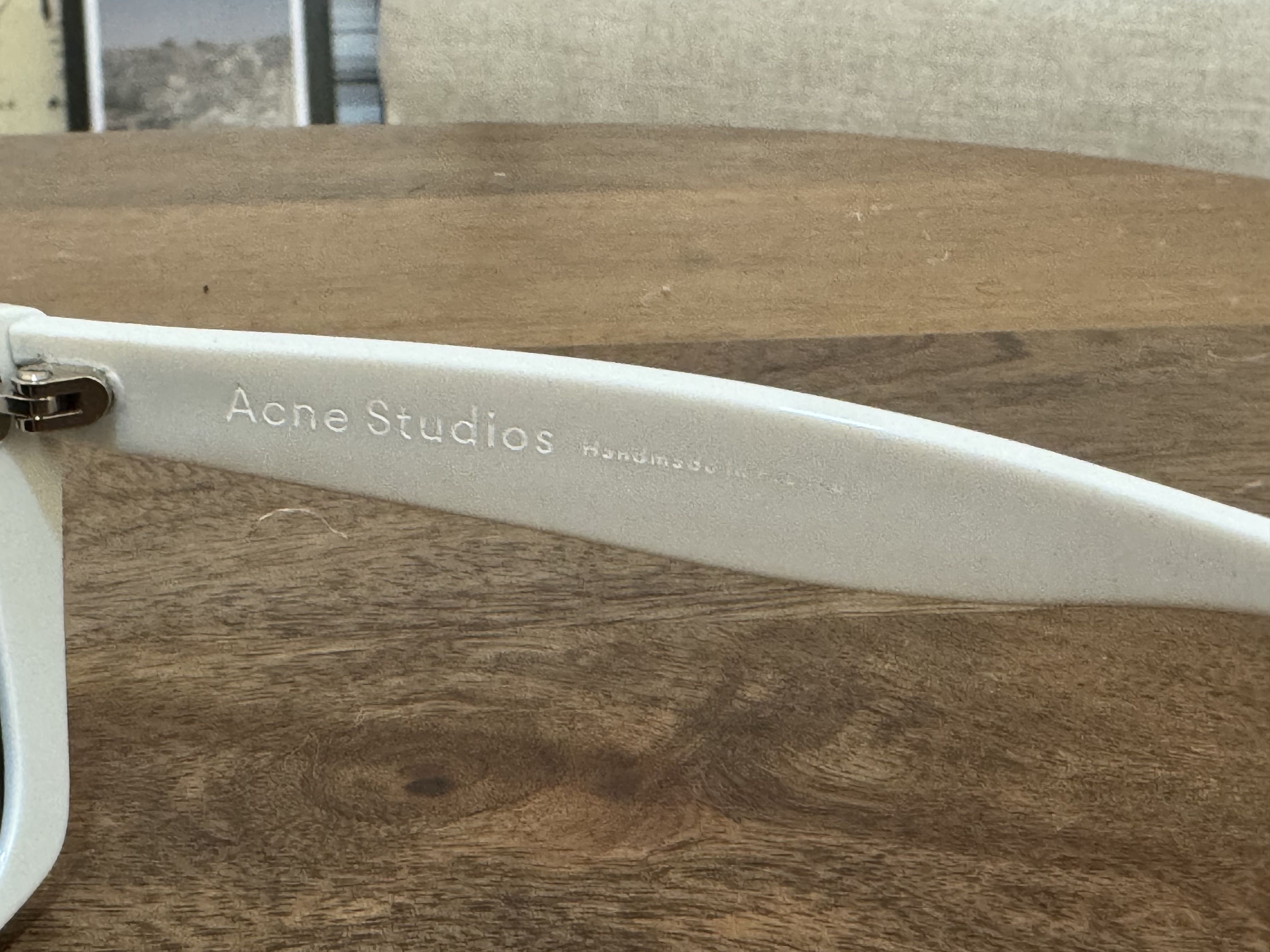 Acne Studios Acne Studios White Cat Eye Sunglasses Size ONE SIZE - 2 Thumbnail