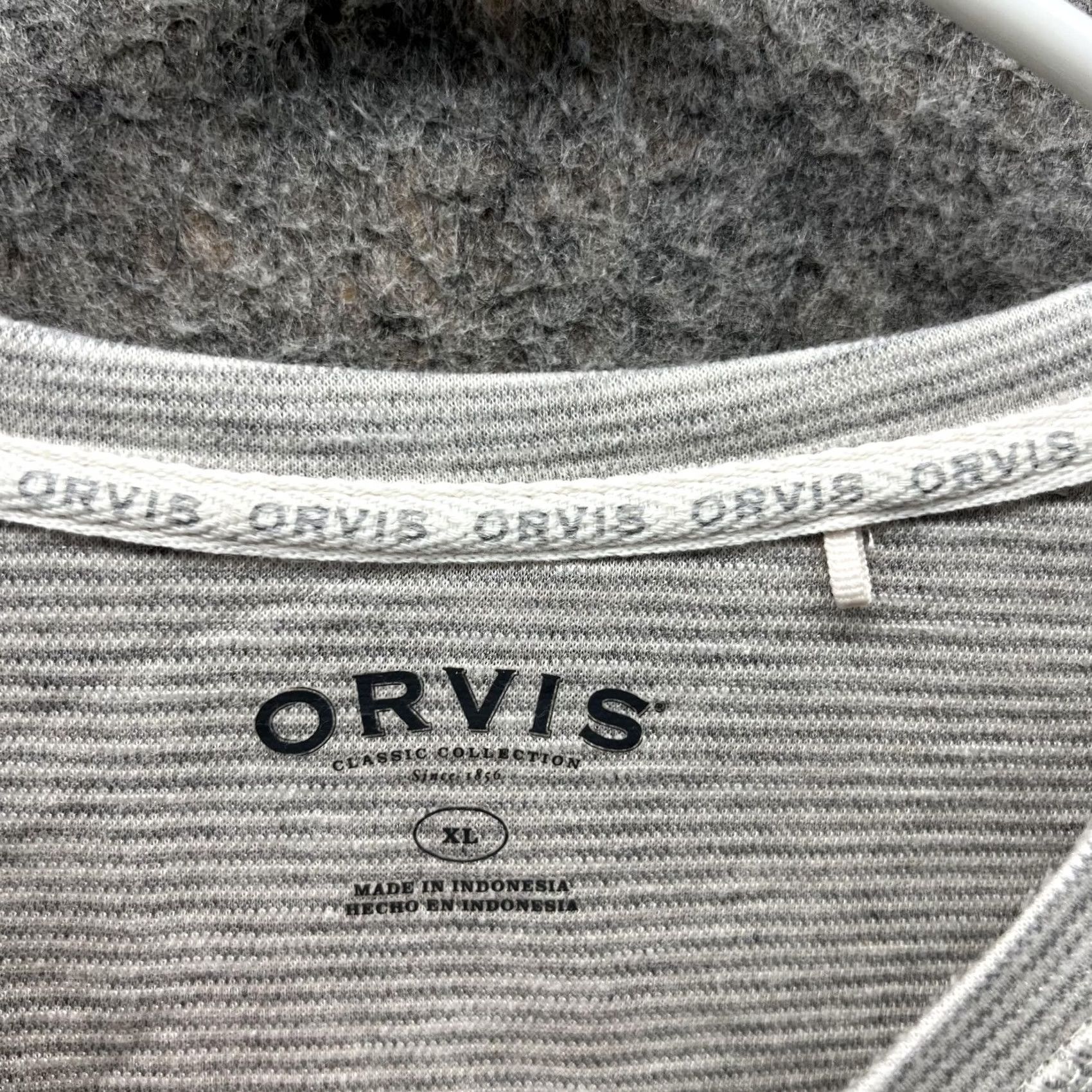 Orvis Orvis Sweater Men XL Ribbed Khaki Classic Crewneck Pullover Size US XL / EU 56 / 4 - 5 Thumbnail