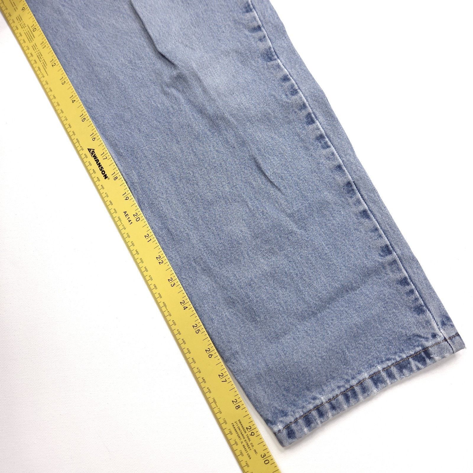 Levi's Vintage Levis 550 Relaxed Fit Jeans Mens 36x30 Blue Baggy Size US 36 / EU 52 - 7 Thumbnail