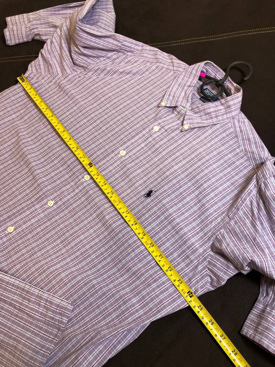 Polo Ralph Lauren Ralph Lauren Shirt Purple Plaid Long Sleeve Button up shirt Size US XXL / EU 58 / 5 - 7 Thumbnail