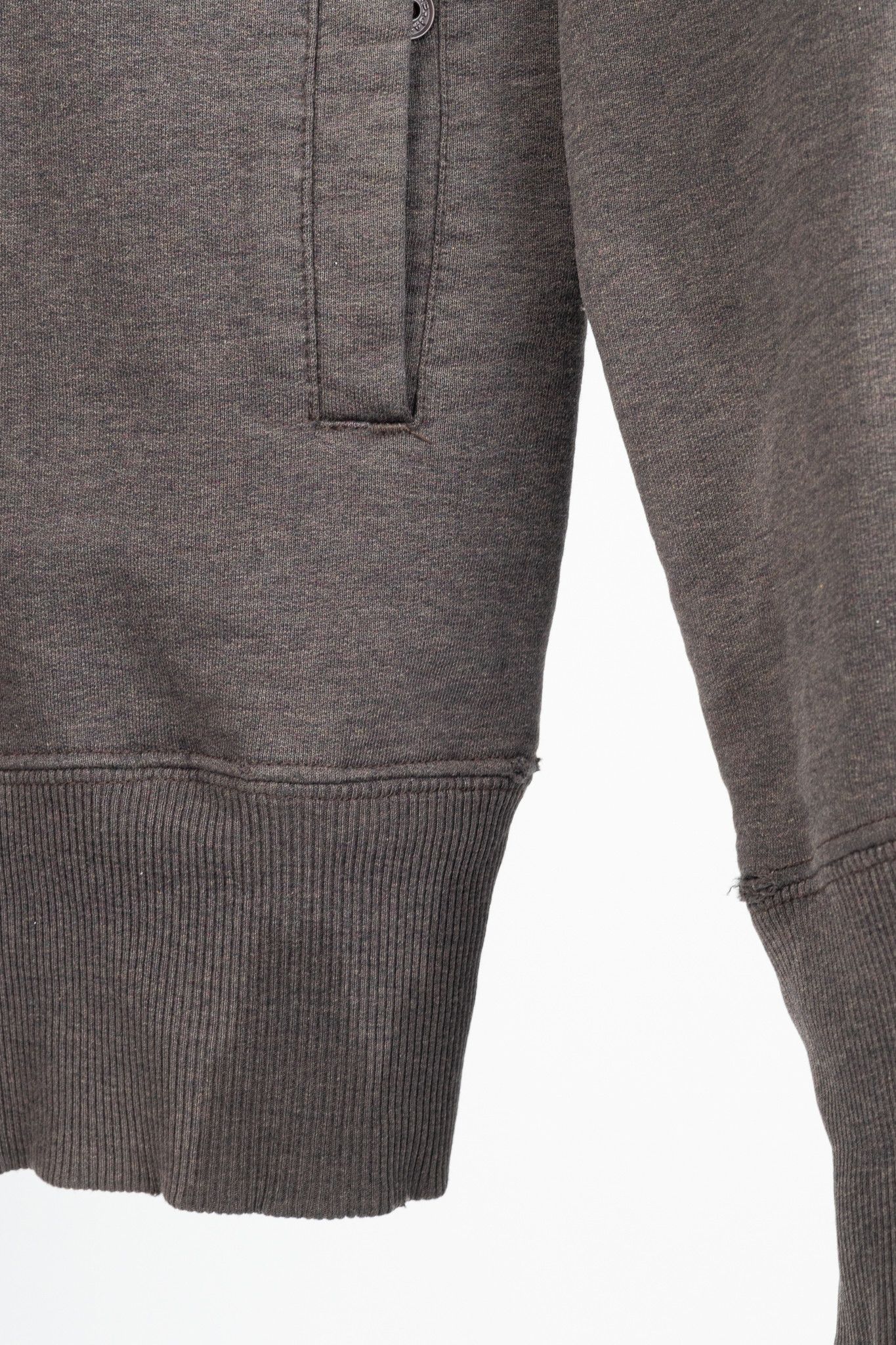 Maharishi Maharishi Brown Cotton Embroidered-Back Zip Hoodie Size US M / EU 48-50 / 2 - 6 Thumbnail