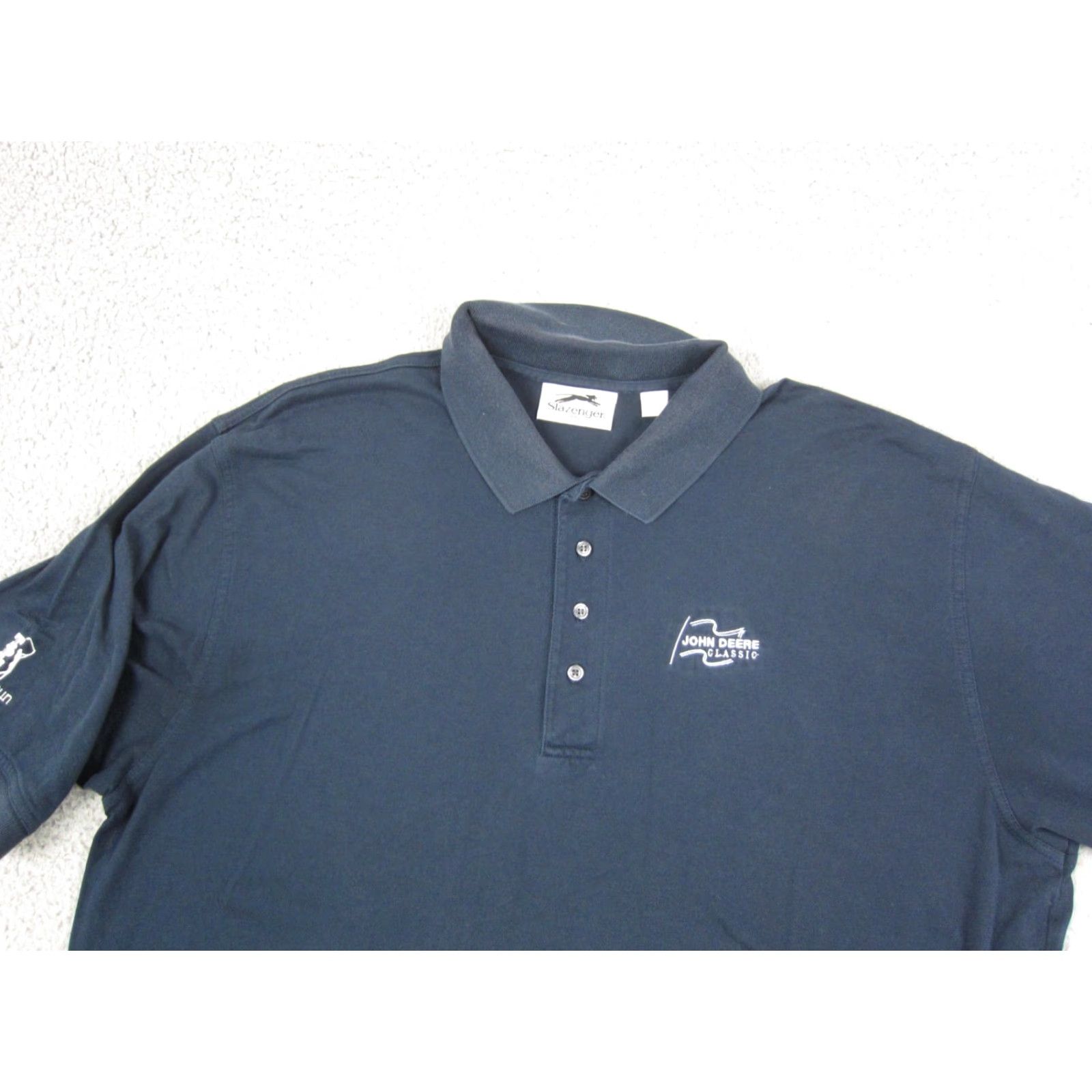 John Deere VINTAGE John Deere Polo Shirt Mens 2XL Blue Polo Shirt 2XL Blue Golf Classic 70s 80s 90s Mens Size US XXL / EU 58 / 5 - 3 Thumbnail