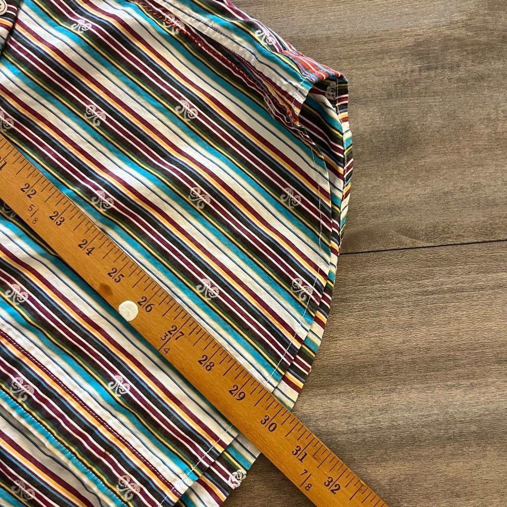 Robert Graham Robert Graham Stripe Casual Buttonup Shirt Men Large Bin J-2 Size US L / EU 52-54 / 3 - 4 Thumbnail