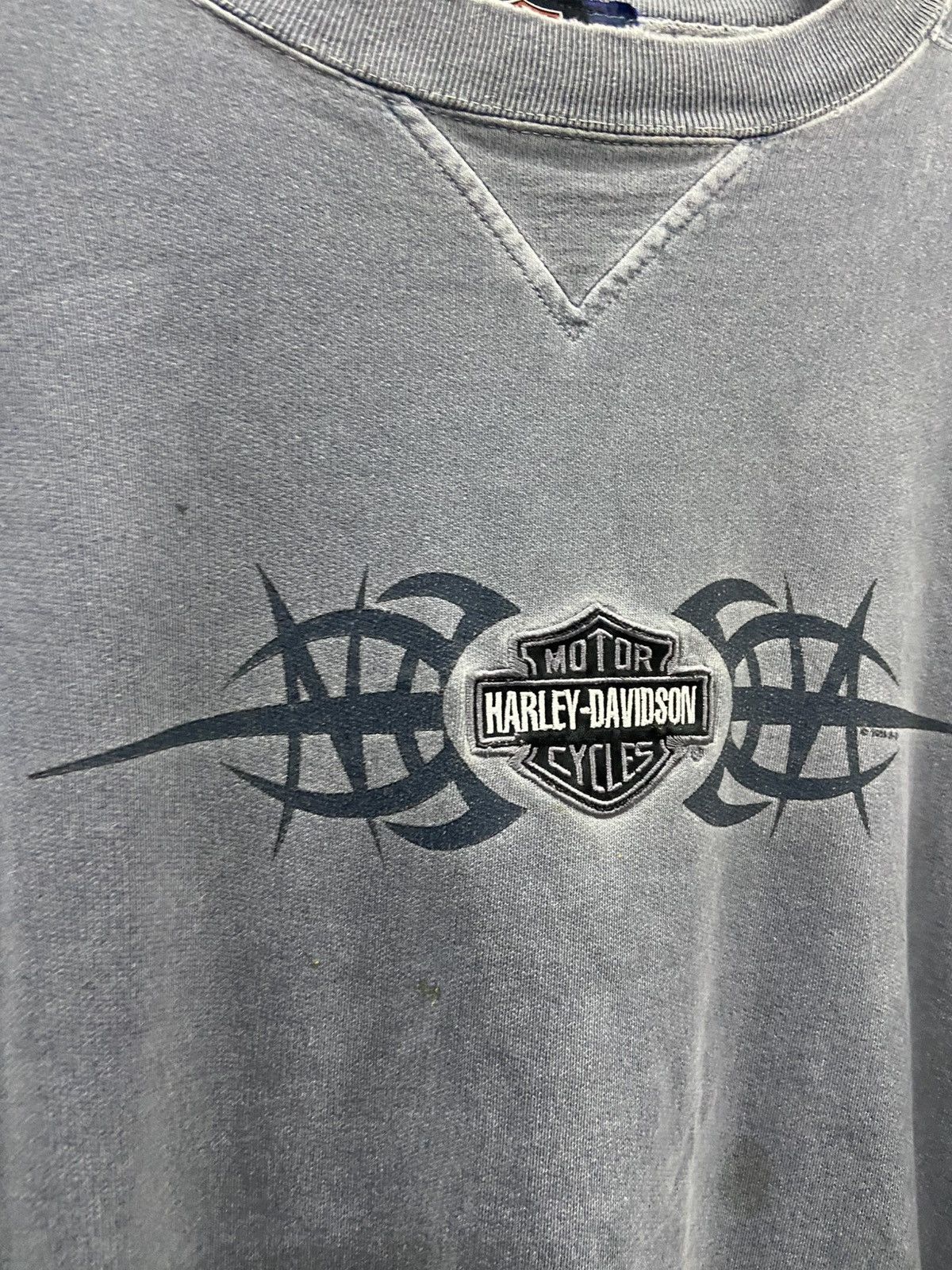 Harley Davidson VINTAGE HARLEY DAVIDSON DISTRESSED CREWNECK Size US L / EU 52-54 / 3 - 5 Thumbnail