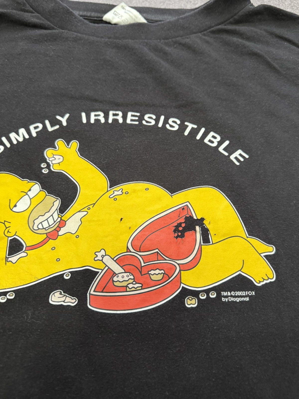 The Simpsons The Simpsons 2002 vintage movie t shirt Valentines Day comic Size US XL / EU 56 / 4 - 4 Thumbnail