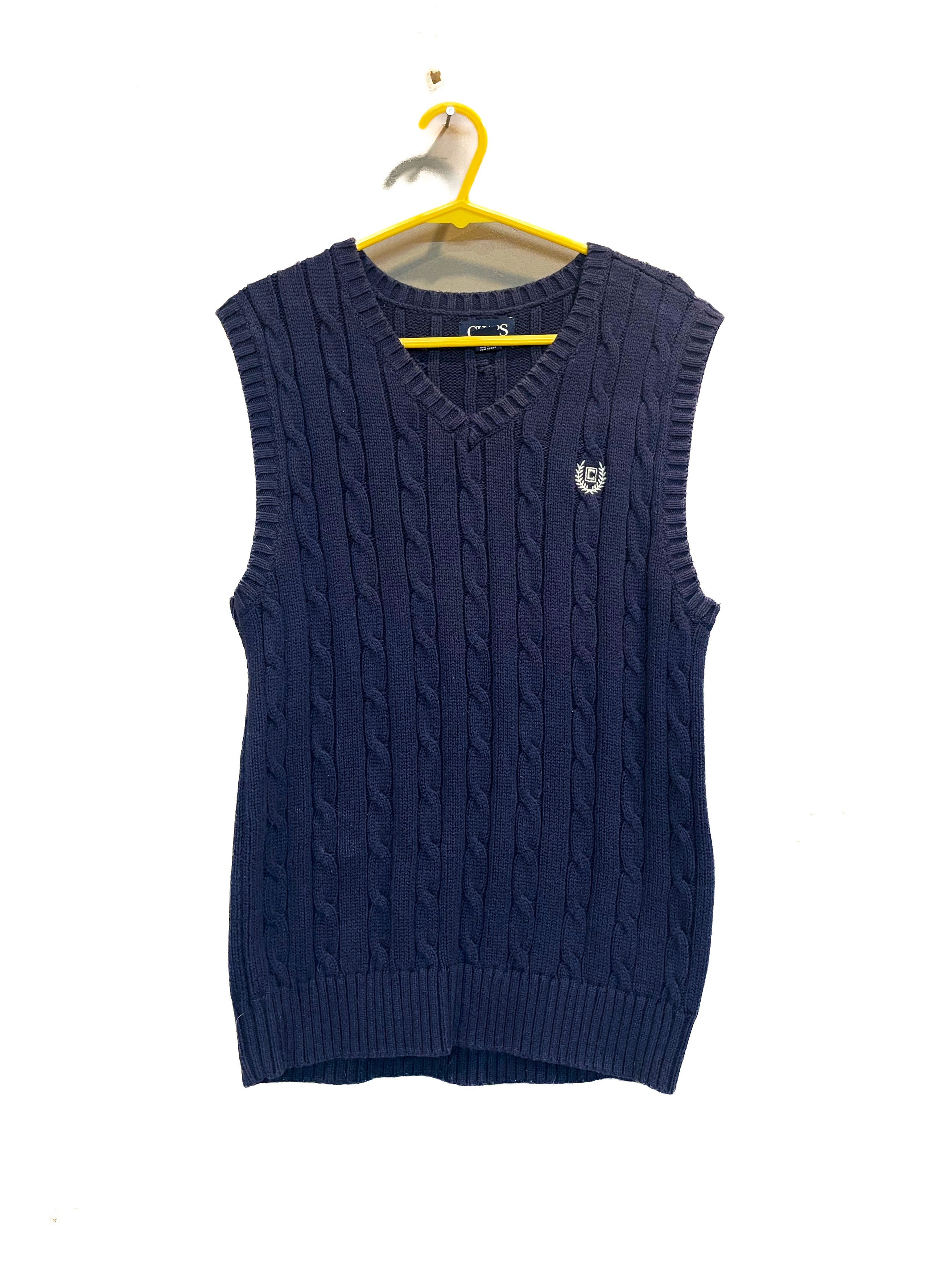 Chaps CHAPS Navy Sweater Vest Size L / US 10 / IT 46 - 1 Thumbnail