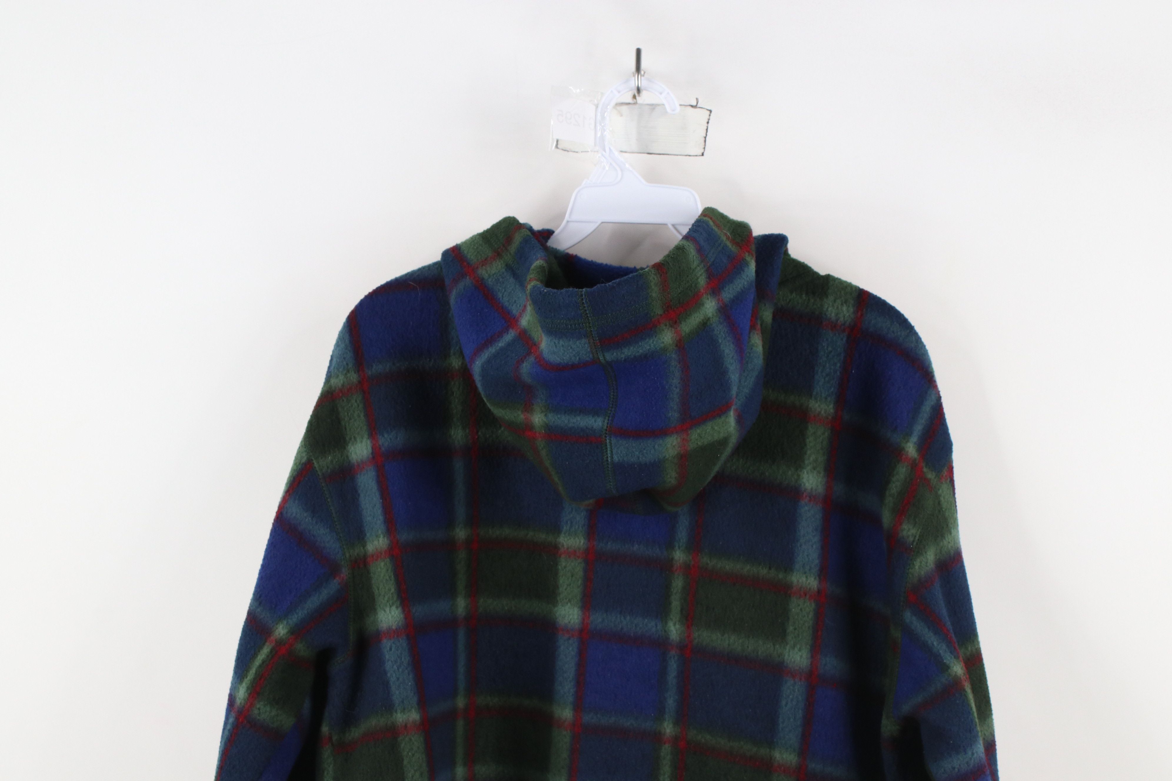 Vintage Vintage 90s Streetwear Half Zip Fleece Hoodie Sweatshirt Size M / US 6-8 / IT 42-44 - 10 Thumbnail