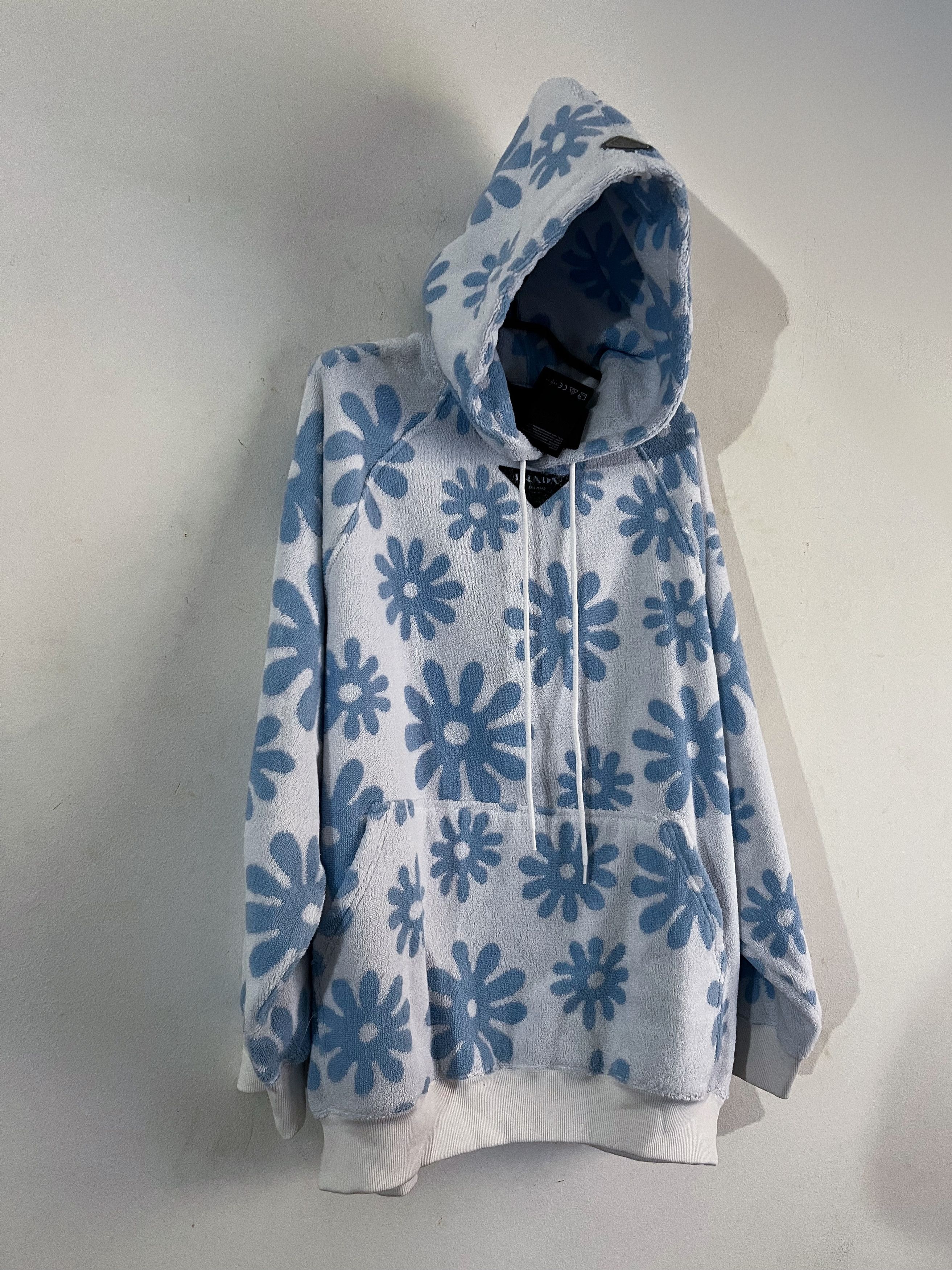 Prada PRINTED TERRY-COTTON HOODIE Size US S / EU 44-46 / 1 - 2 Thumbnail