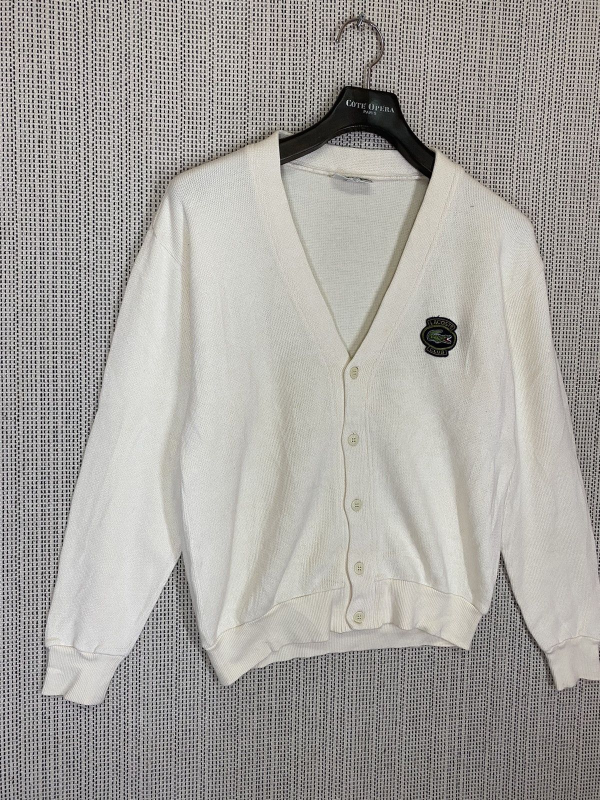 Lacoste ‼️VINTAGE LACOSTE CLUB CARDIGAN SIZE 3‼️ Size US L / EU 52-54 / 3 - 2 Thumbnail