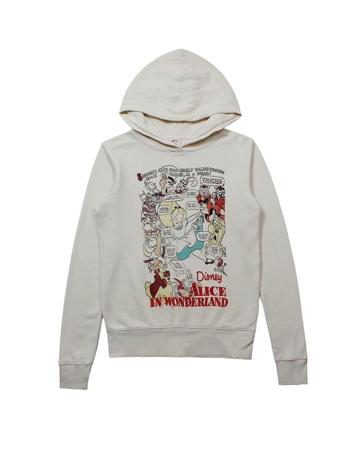 Japanese Brand UNIQLO UT X DISNEY ALICE IN WONDERLAND PULLOVER HOODIE Size S / US 4 / IT 40 - 1 Thumbnail