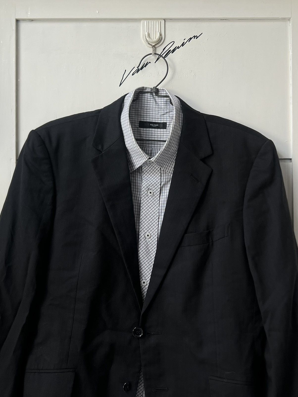 Yohji Yamamoto SACSNY Y’SACCS Yohji Yamamoto Shirt Blazers Size 52L - 11 Thumbnail