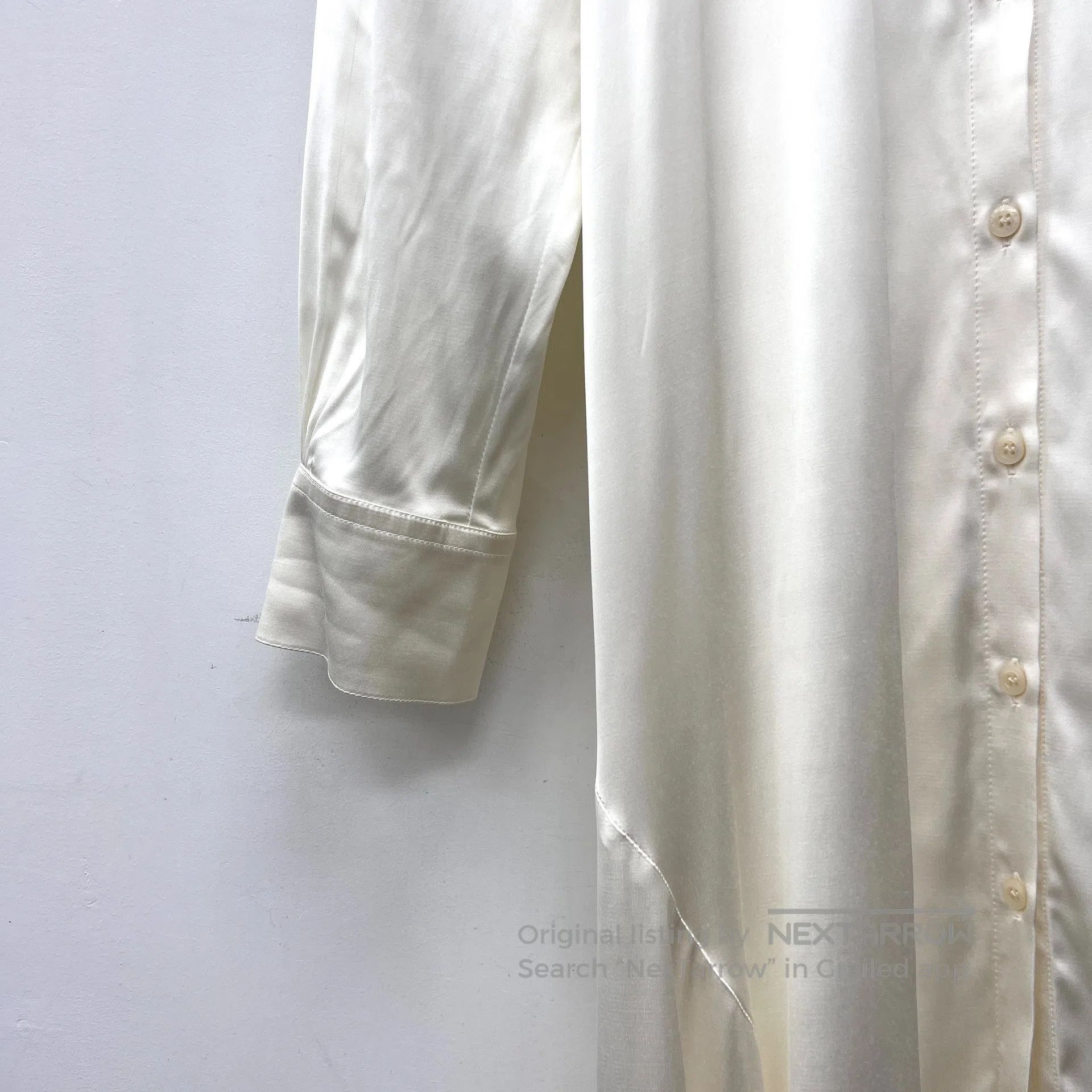 Acne Studios Acne Studios Beige Collar Single Breasted Long Sleeve Irre Size XXS / US 00 / IT 34 - 4 Thumbnail