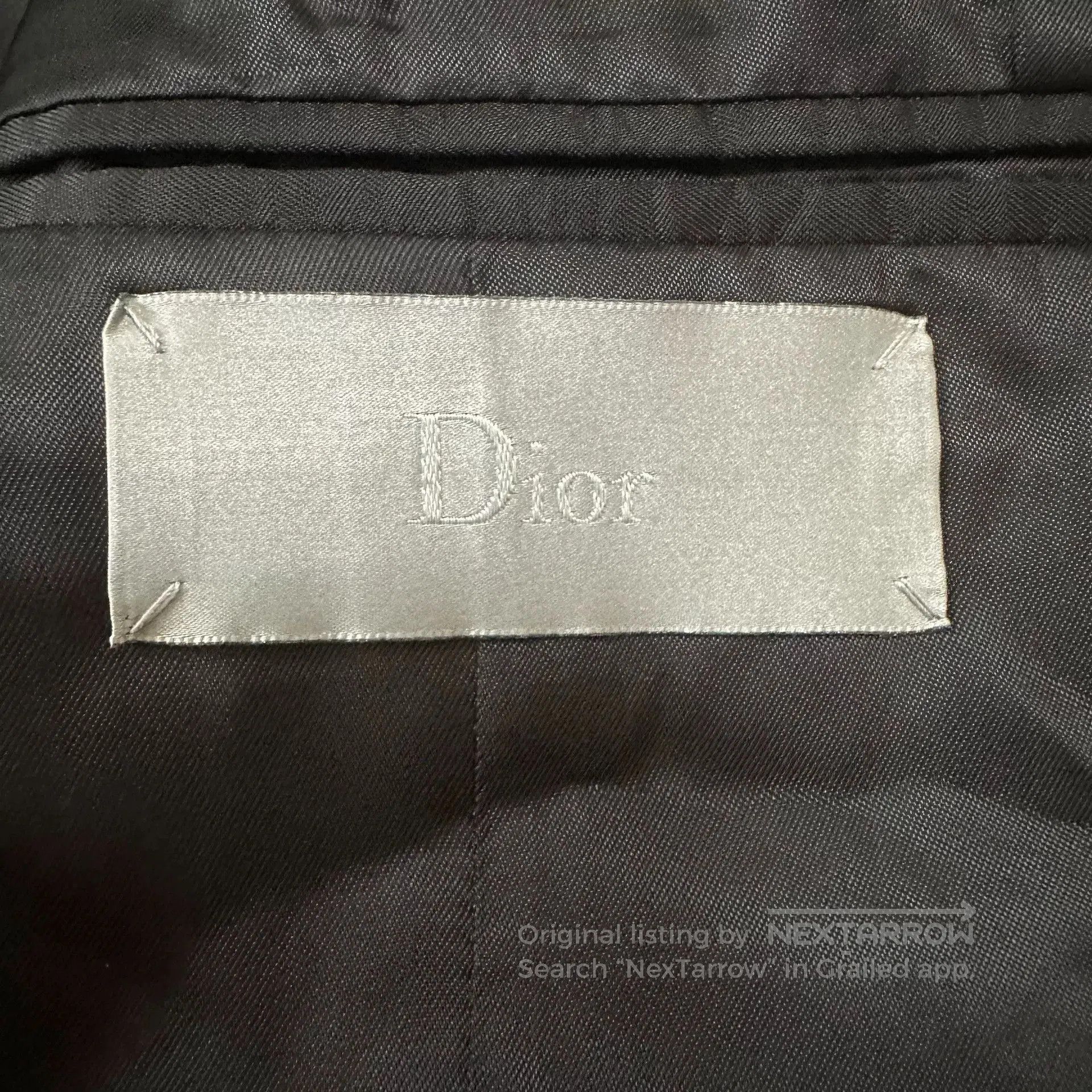 Dior Dior Homme 18FW White Stitch Wool Blazer. Size US M / EU 48-50 / 2 - 4 Thumbnail