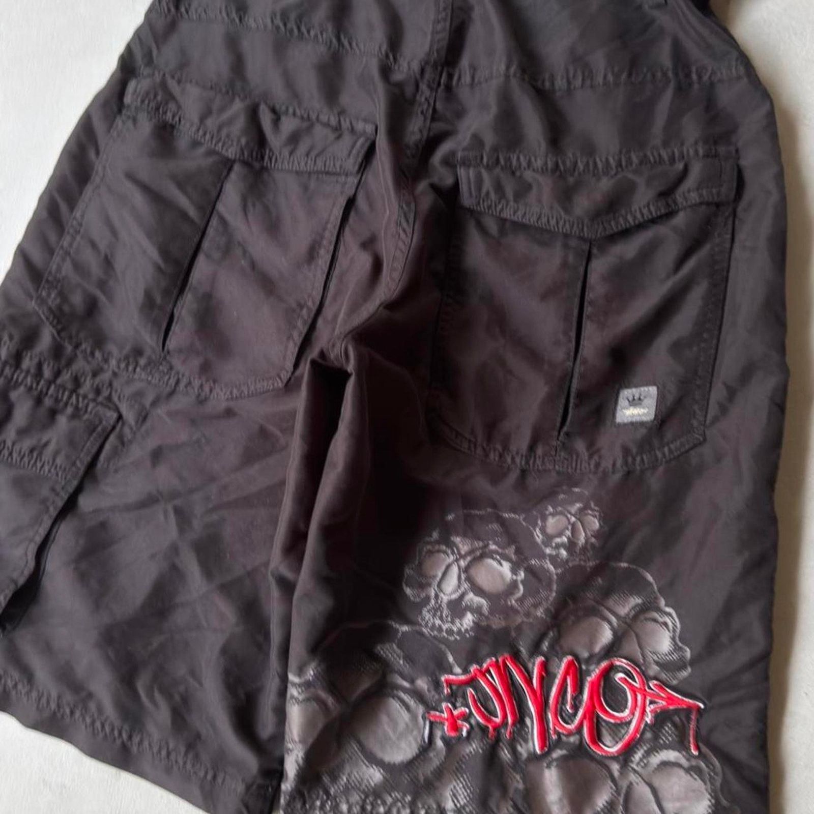 JNCO Vintage JNCO Nylon Cargo Shorts Baggy Wide Leg Skater Y2K Size US 30 / EU 46 - 4 Thumbnail