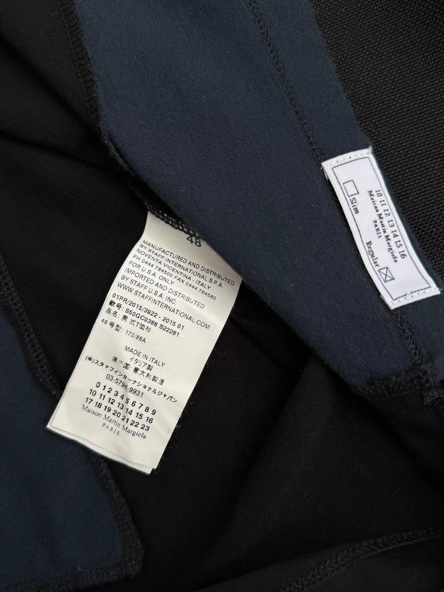 Maison Margiela Maison Margiela S/S15 Color Blocked T-Shirt 48 Size US M / EU 48-50 / 2 - 8 Thumbnail