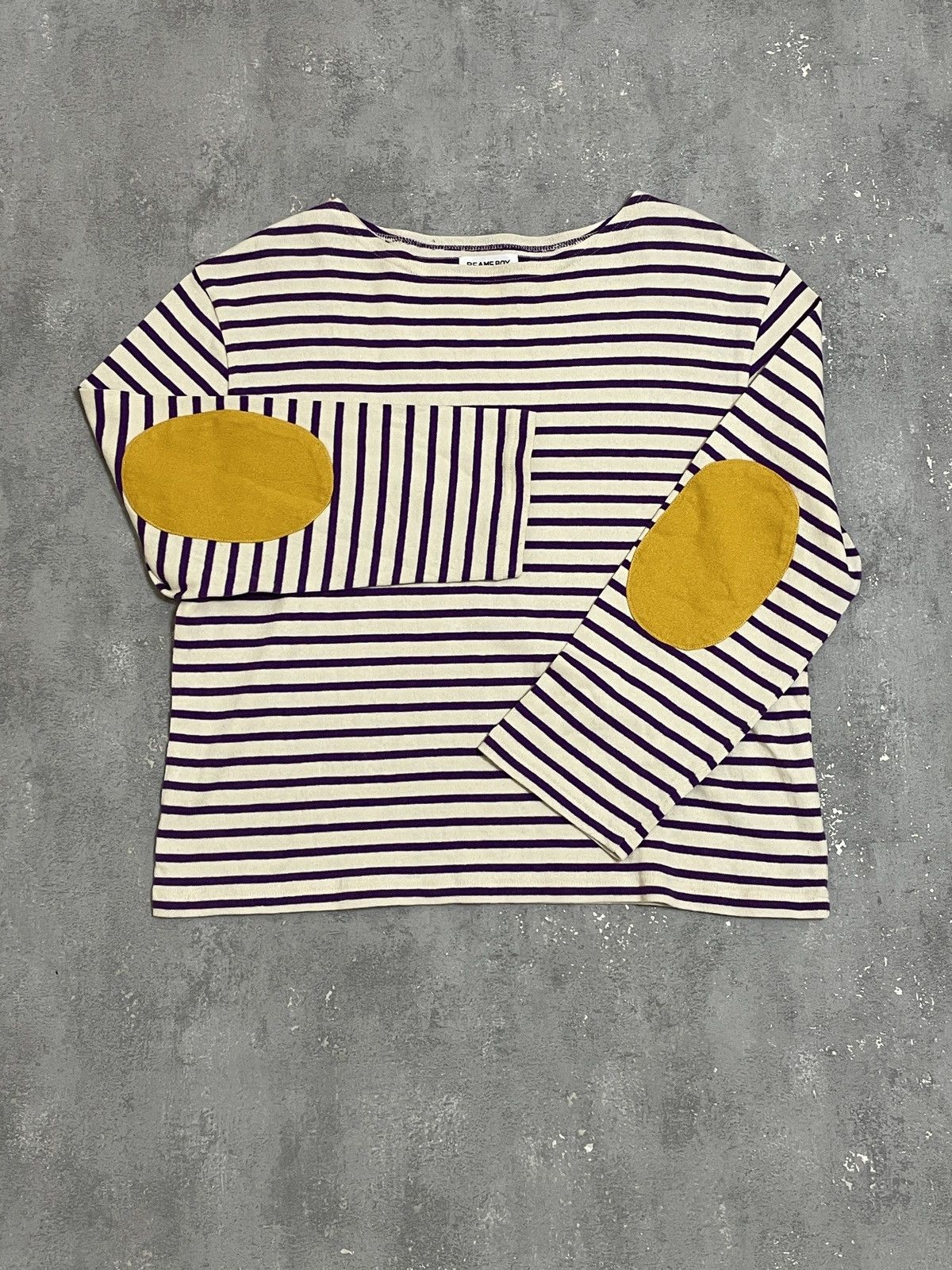 Beams Plus Beams Boy Y2K Stripe WP Longsleeve Shirt Size US S / EU 44-46 / 1 - 4 Thumbnail