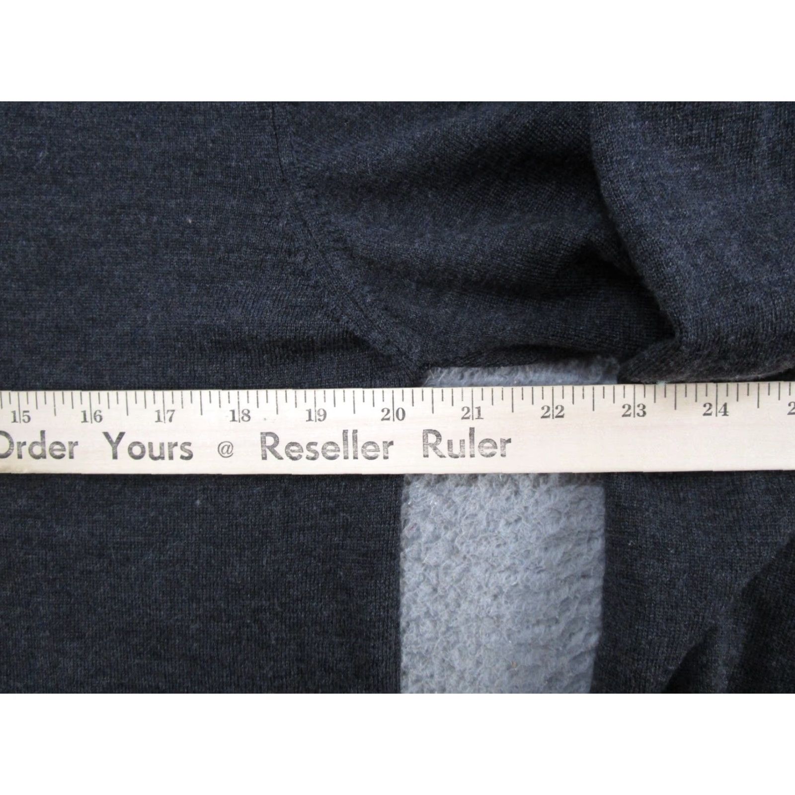 Vintage Giasone Wool 1/4 Zip Sweater Mens Gray 100% Merino Pullover Size US M / EU 48-50 / 2 - 5 Thumbnail