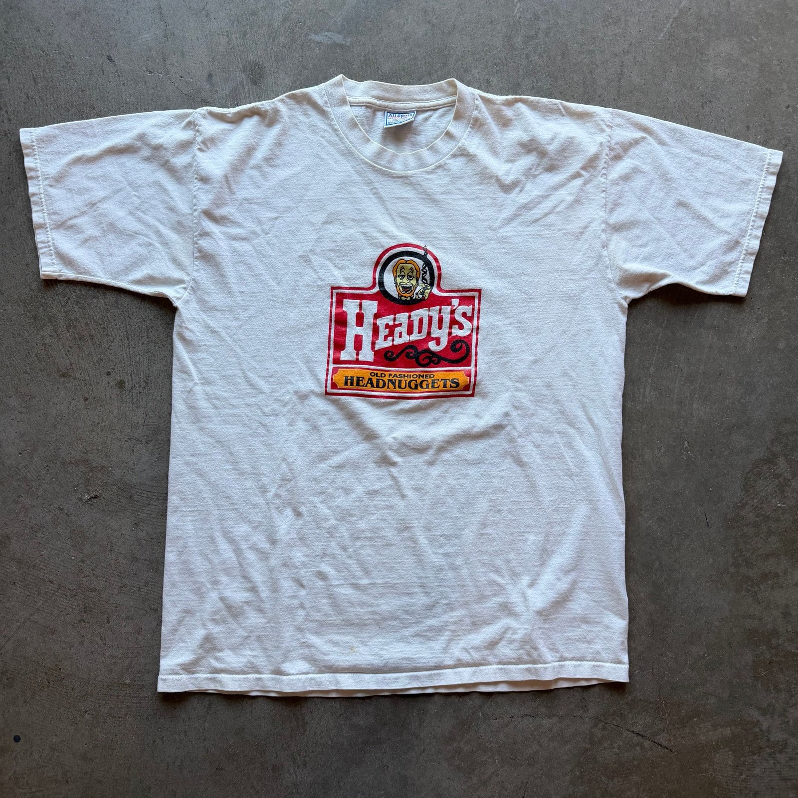 Vintage Vintage Headys “Wendy’s Nuggets Tee” Size US XL / EU 56 / 4 - 1 Thumbnail