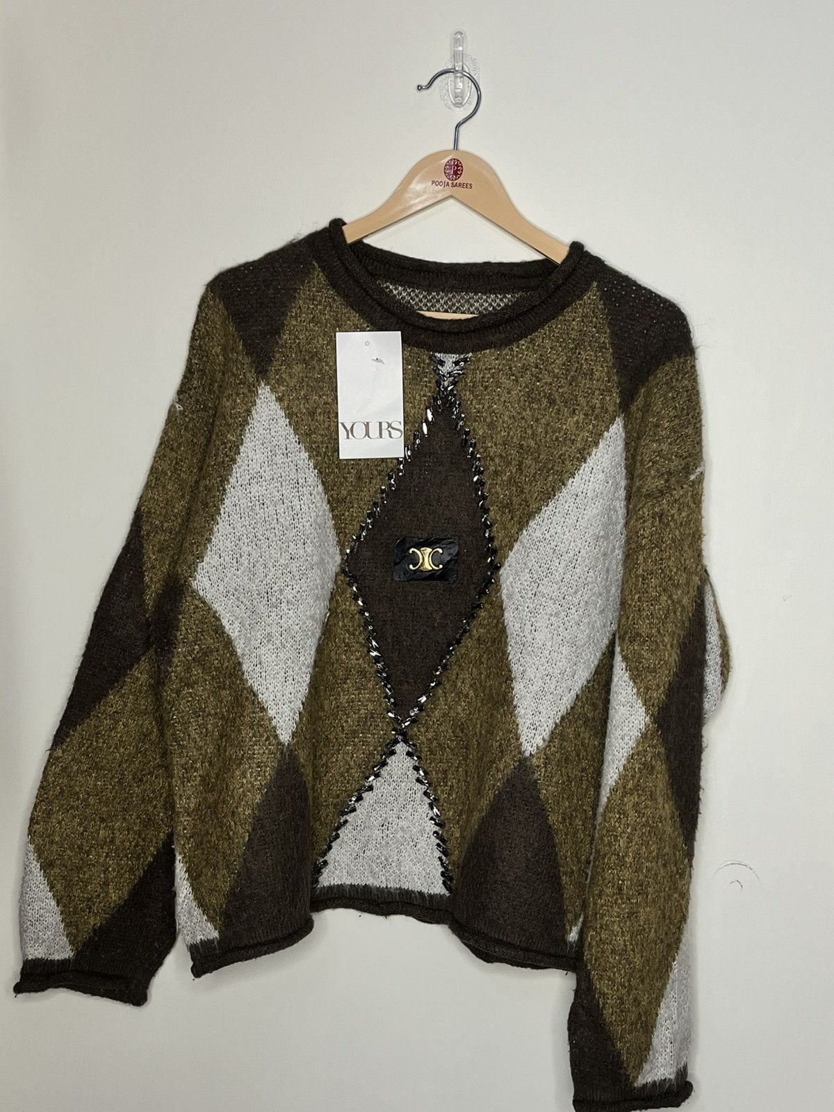 Other Brown beaded cardigan Size XXL / US 16-18 / IT 52-54 - 3 Thumbnail