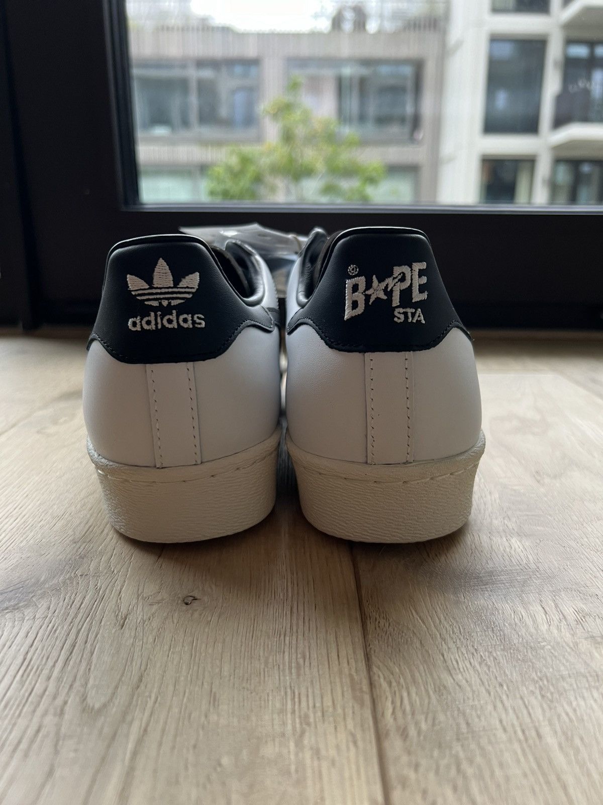 Adidas × Bape adidas Superstar 80s BAPE-Exclusive White Black_Deadstock Size US 11 / EU 44 - 6 Thumbnail