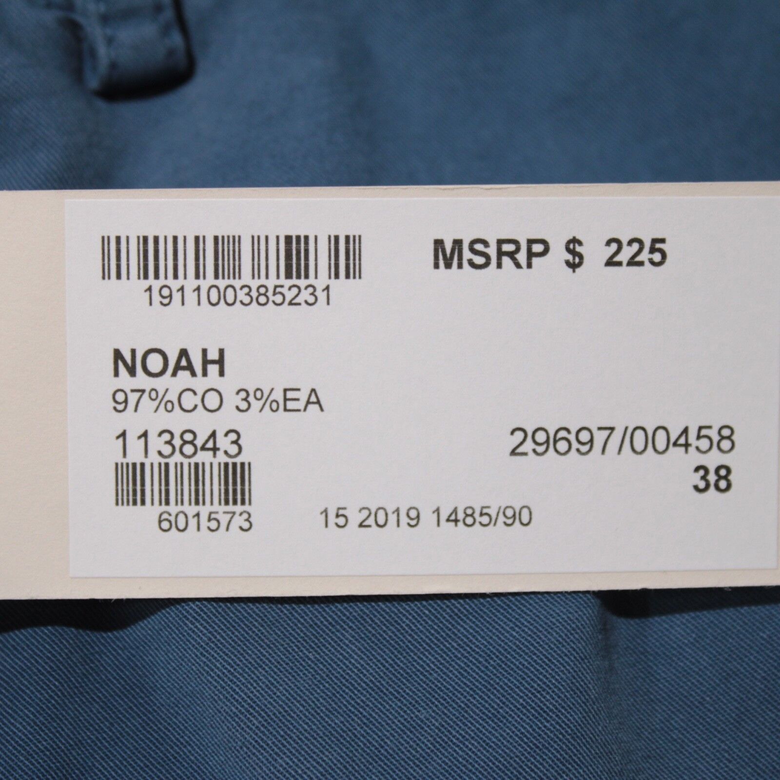 Zanella Zanella New with tags Chino Size 38 US In Blue Size US 38 / EU 54 - 4 Thumbnail