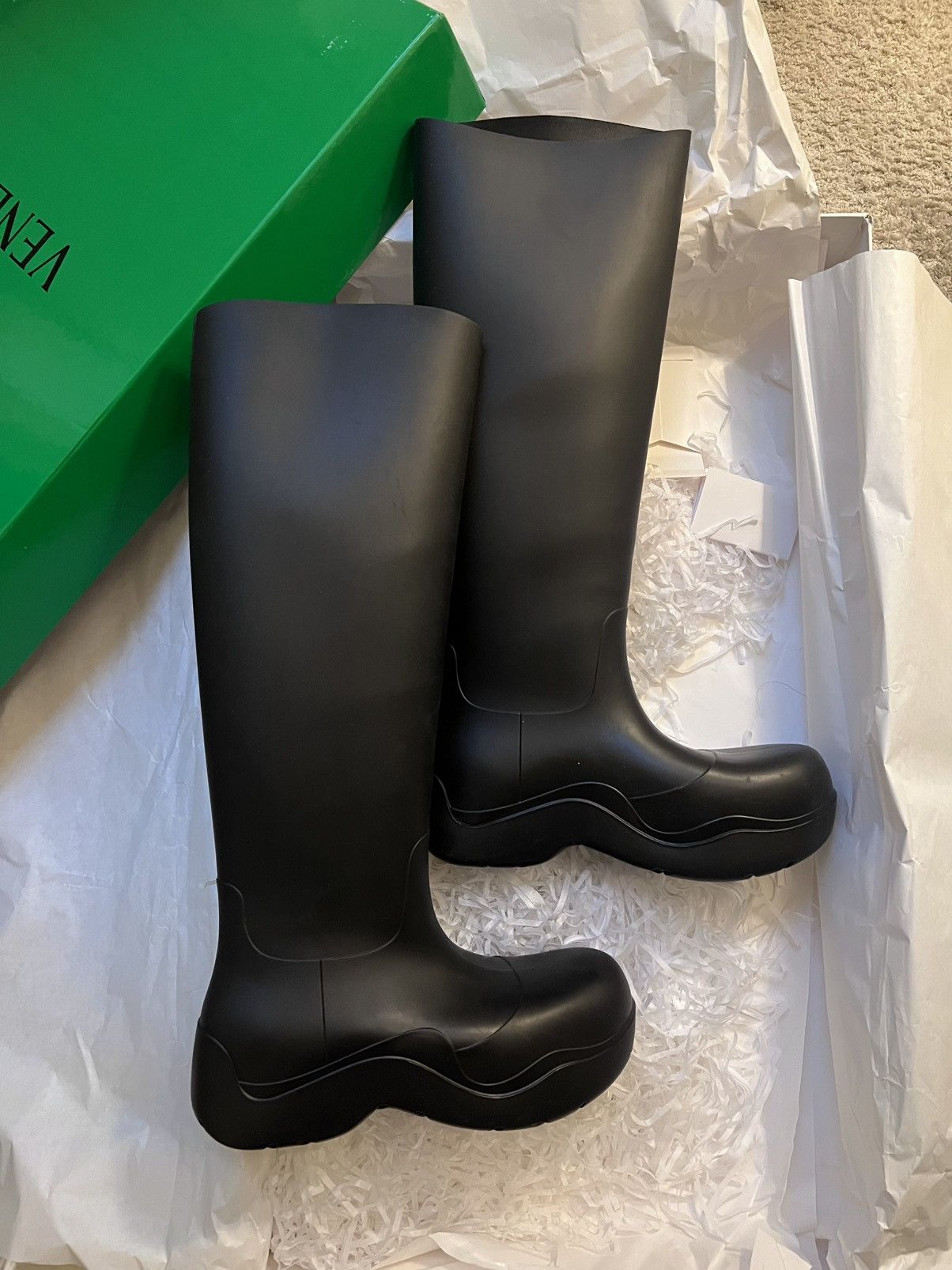 Bottega Veneta Bottega Veneta high Puddle Boots Size US 8 / EU 41 - 1 Thumbnail