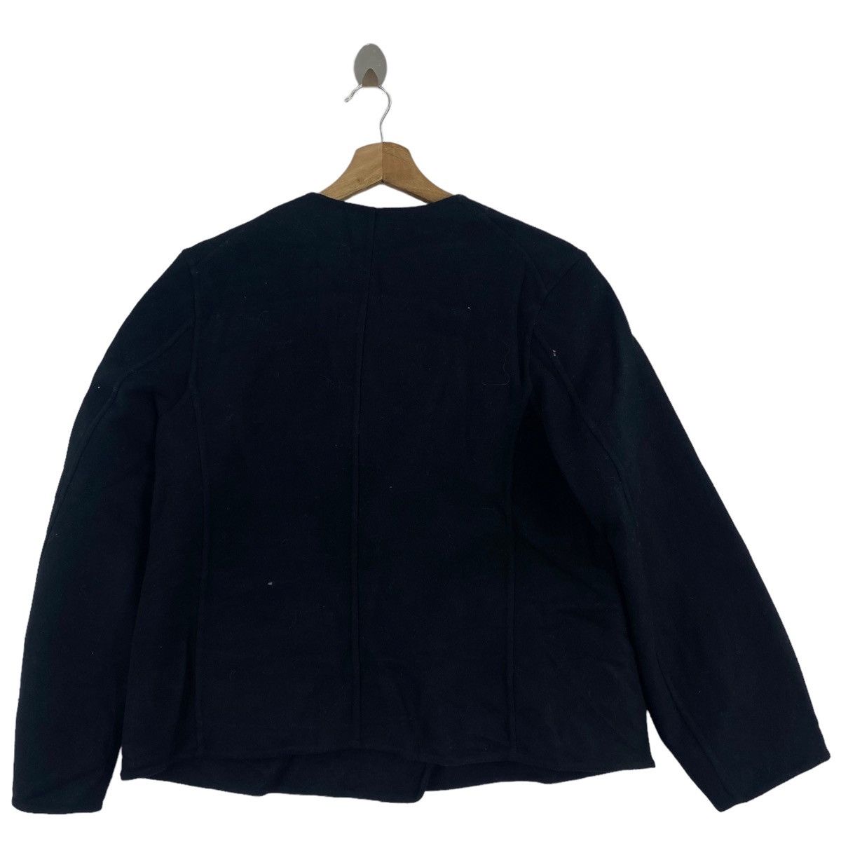Jil Sander Vintage +J UNIQLO x Jil Sander Plain Black Jacket Size S / US 4 / IT 40 - 3 Thumbnail